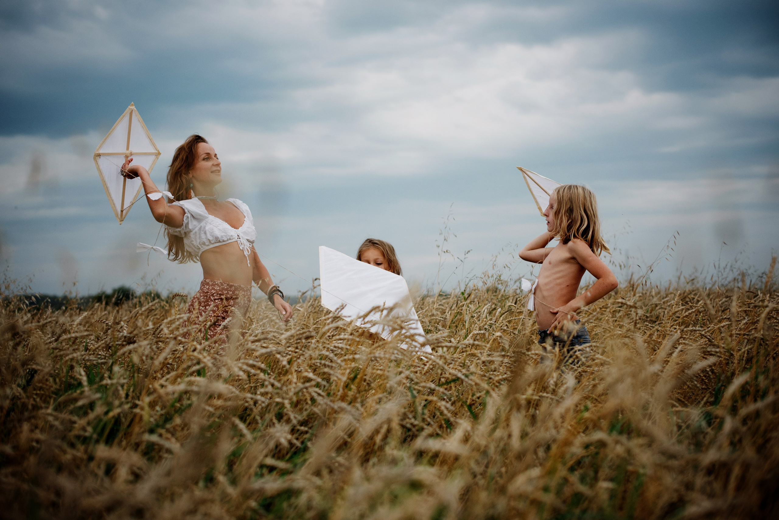 Таня и дети. Фотограф Томск Наталья Стволова