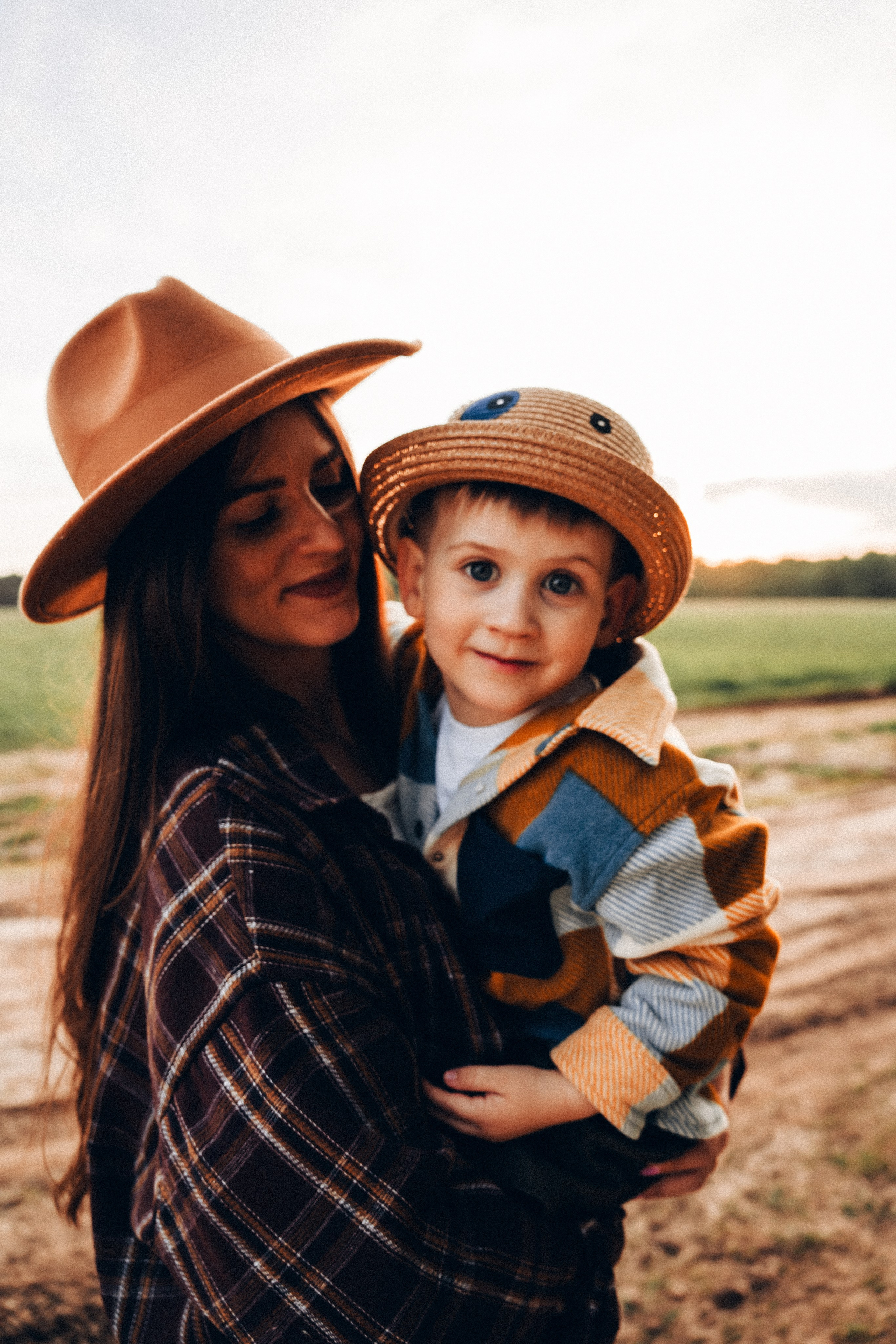 Семейная съемка на закате