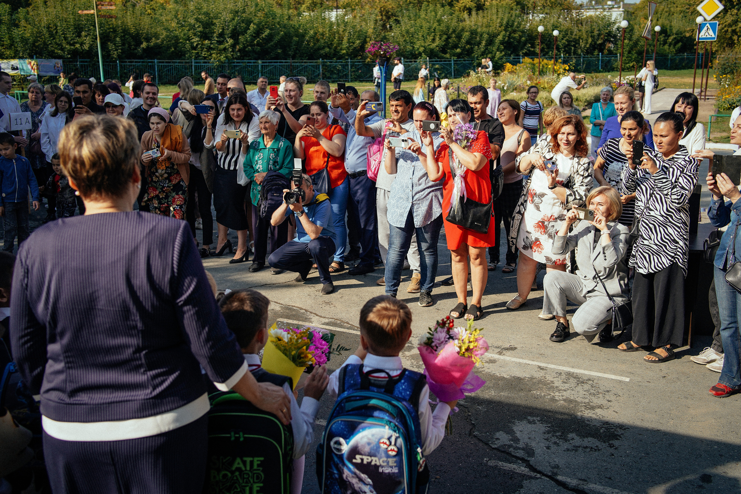 Первый раз в первый класс. Репортажный фотограф в Новосибирске. Алексей Гриценко