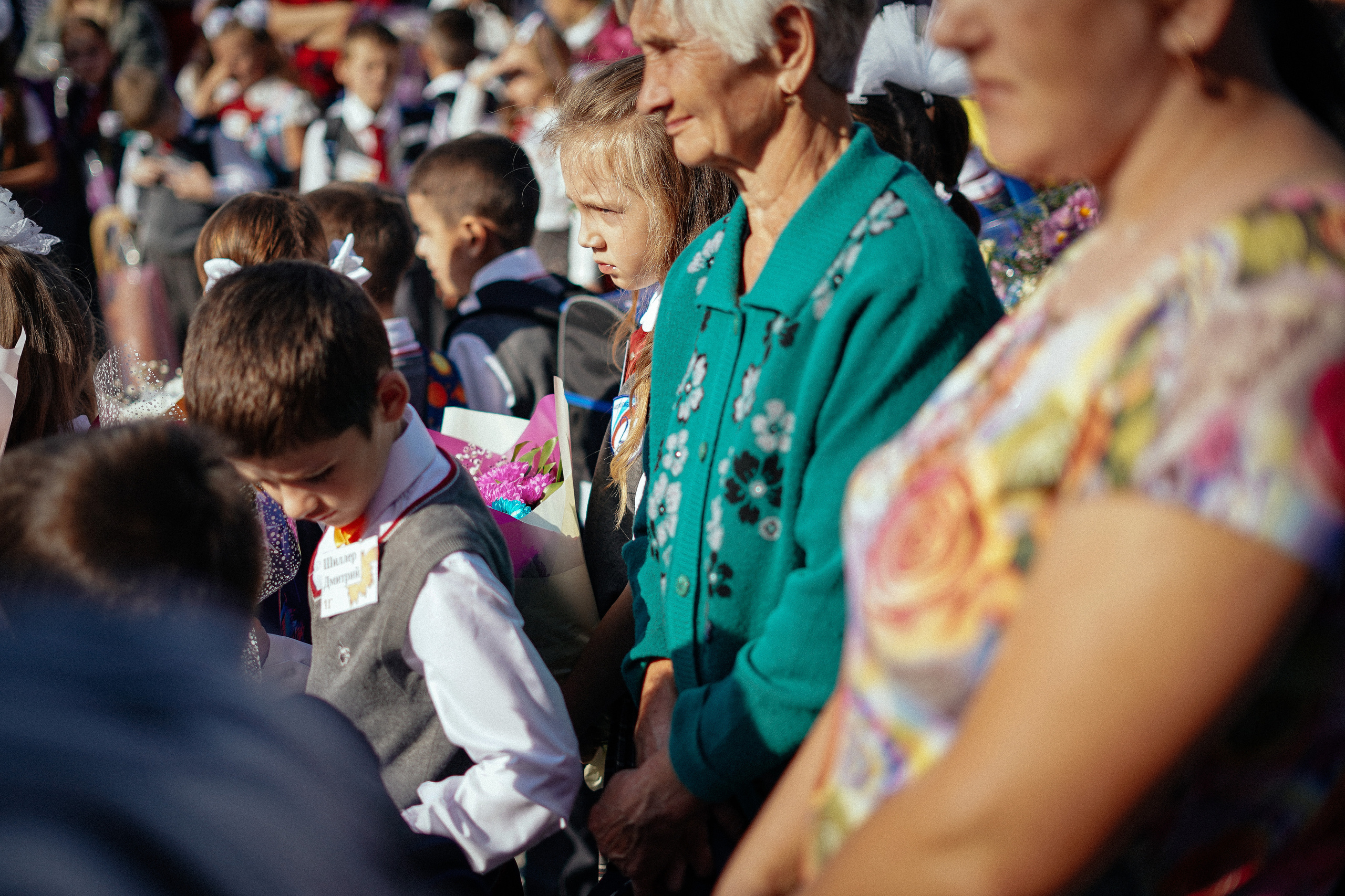 Первый раз в первый класс. Репортажный фотограф в Новосибирске. Алексей Гриценко