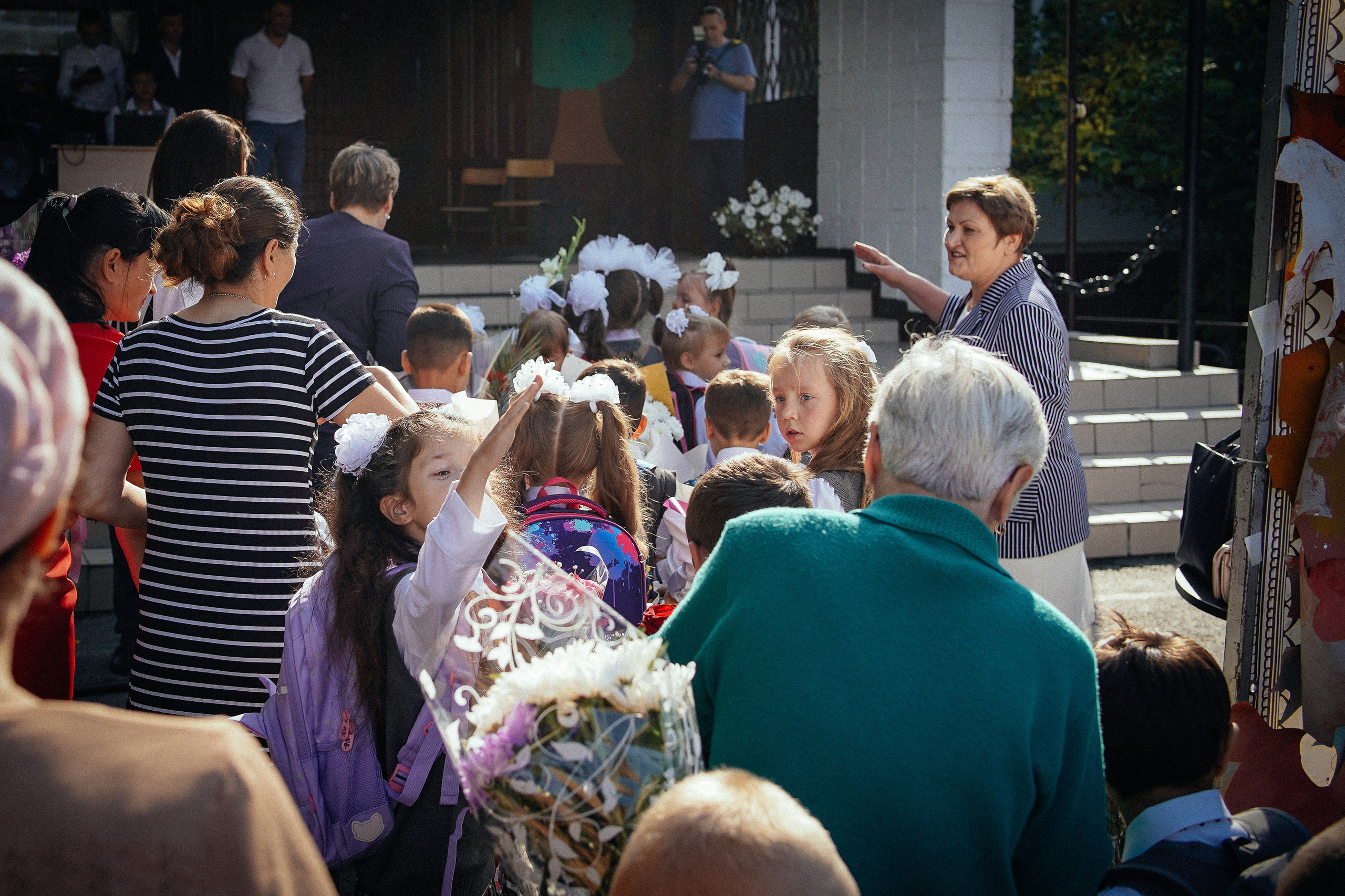 Первый раз в первый класс. Репортажный фотограф в Новосибирске. Алексей Гриценко
