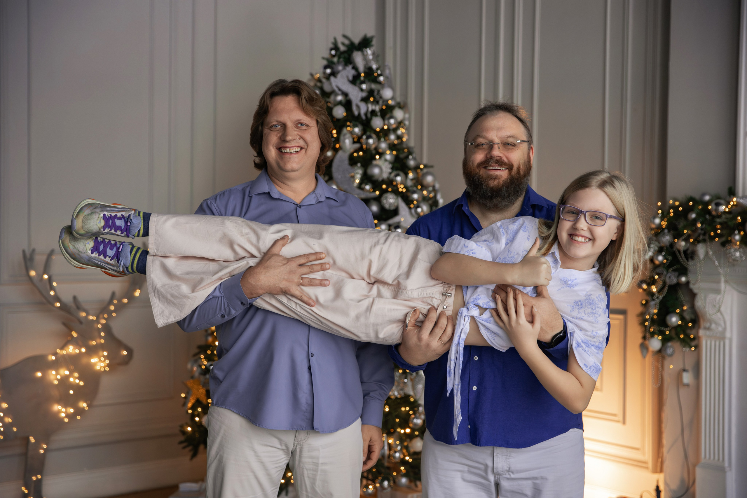 Семейный новый год. Семейный и женский фотограф в Москве Надежда Воробьева