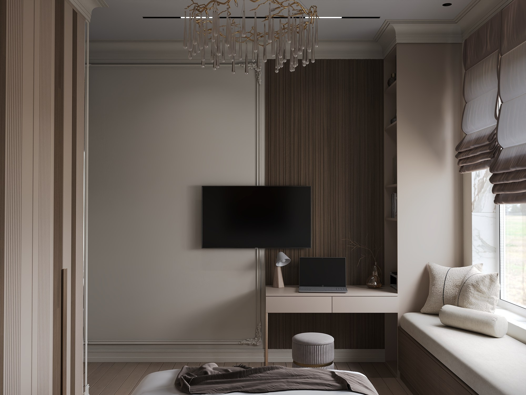 Пос. Большой исток, жилой дом 171 м². БК студия дизайна интерьера