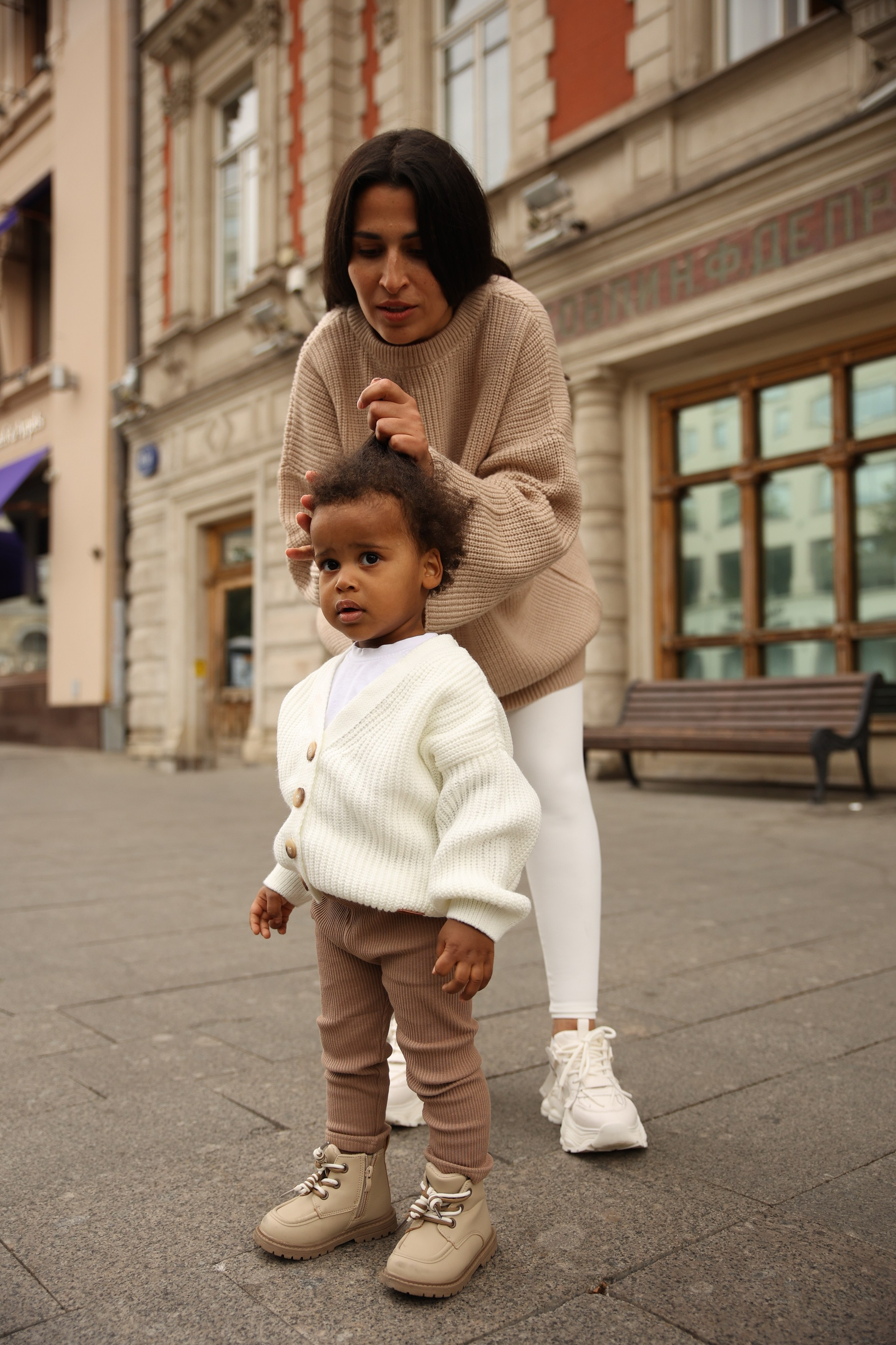 Фотосессия в Москве мама и дочка. Фотограф Владимир Москва