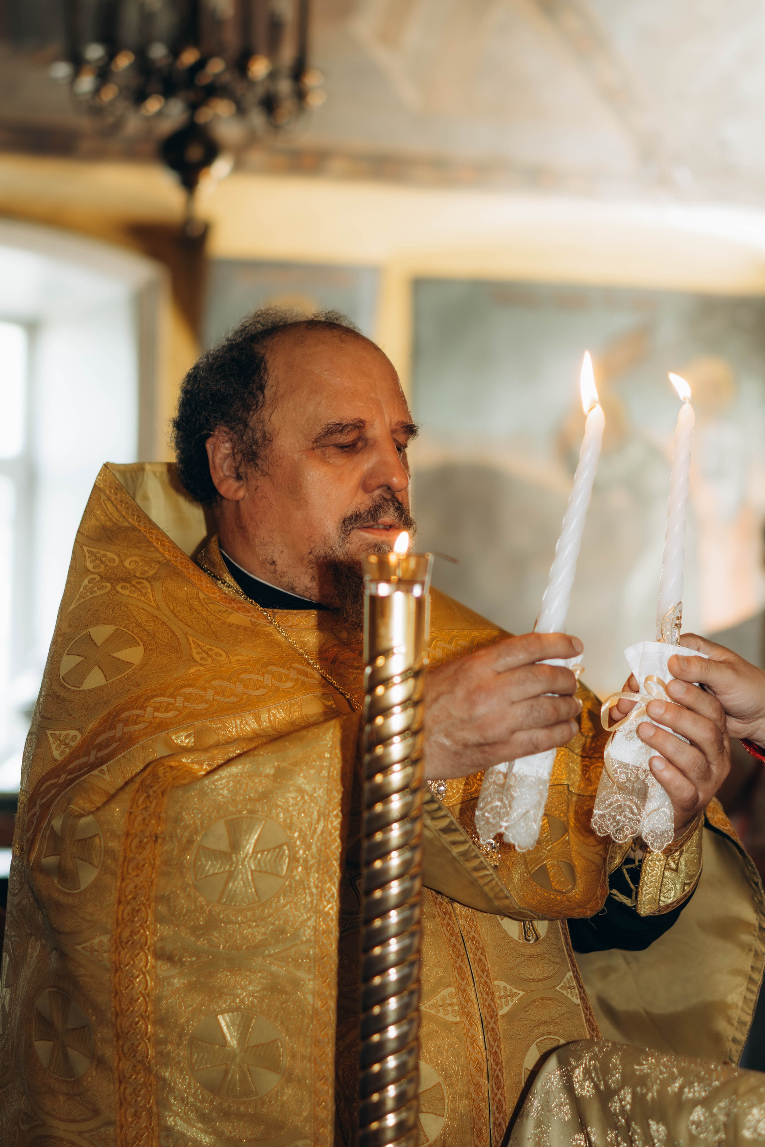 Венчание Поликарпа и Антонины Церковь Рождества Христова. Фотограф Москва Валерия Веденина
