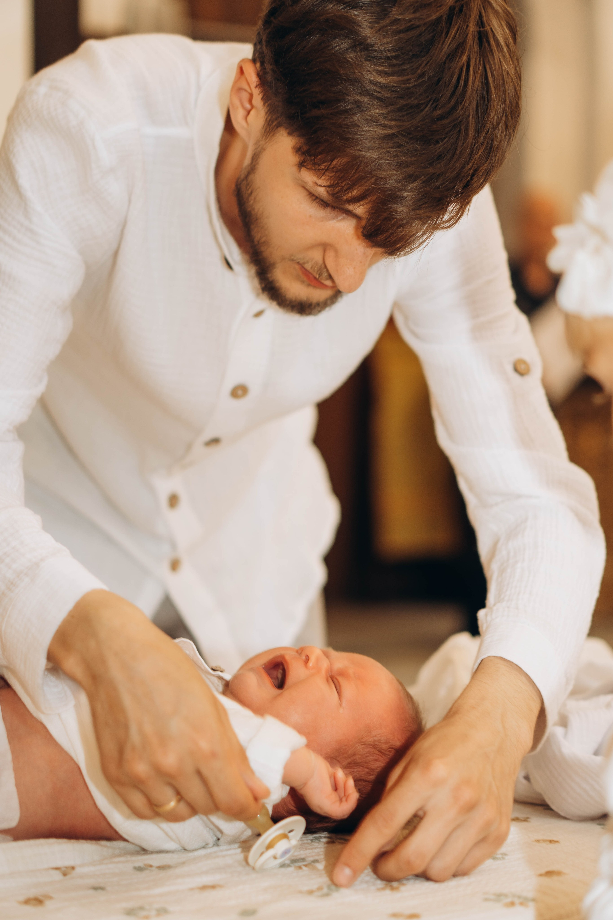 Крещение Тихона Церковь Почаевской иконы Божией Матери в Салтыковке. Фотограф Москва Валерия Веденина