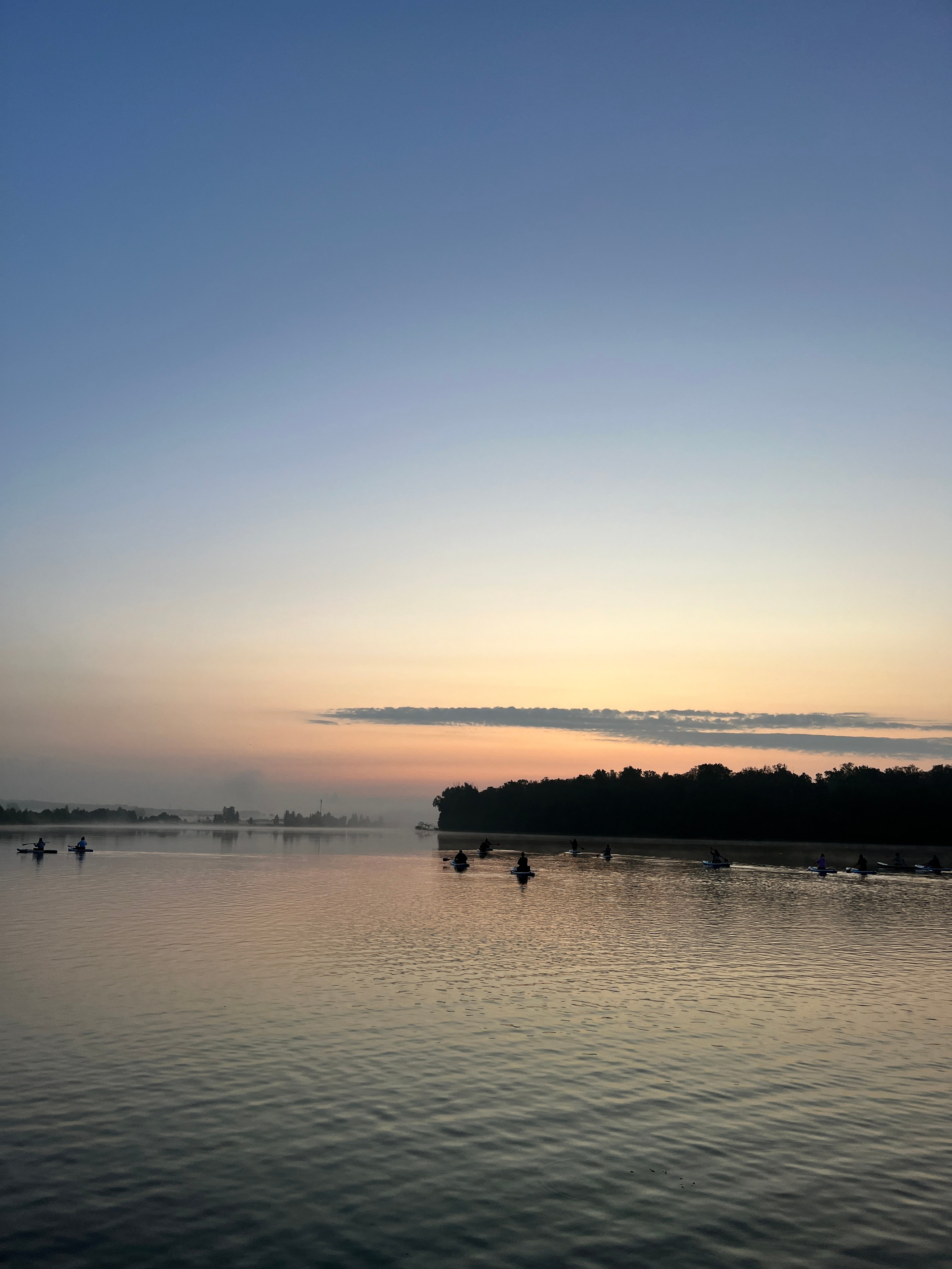 Рассветы на сапбордах в Уфе