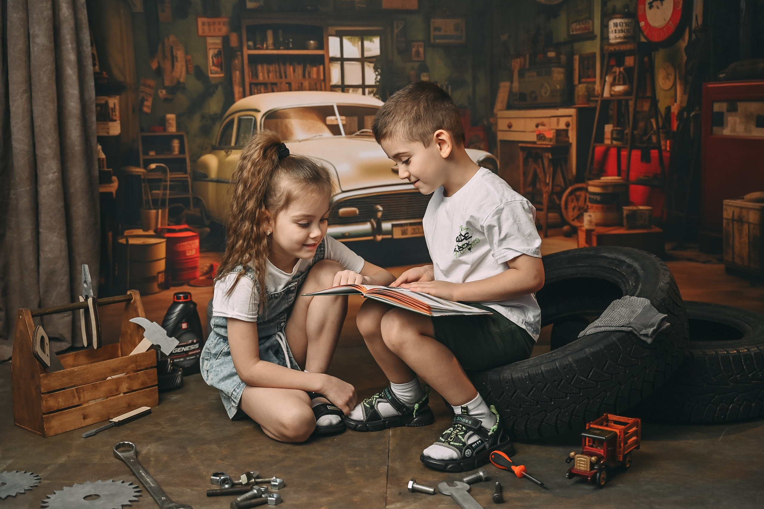 Гараж. Детский и семейный фотограф