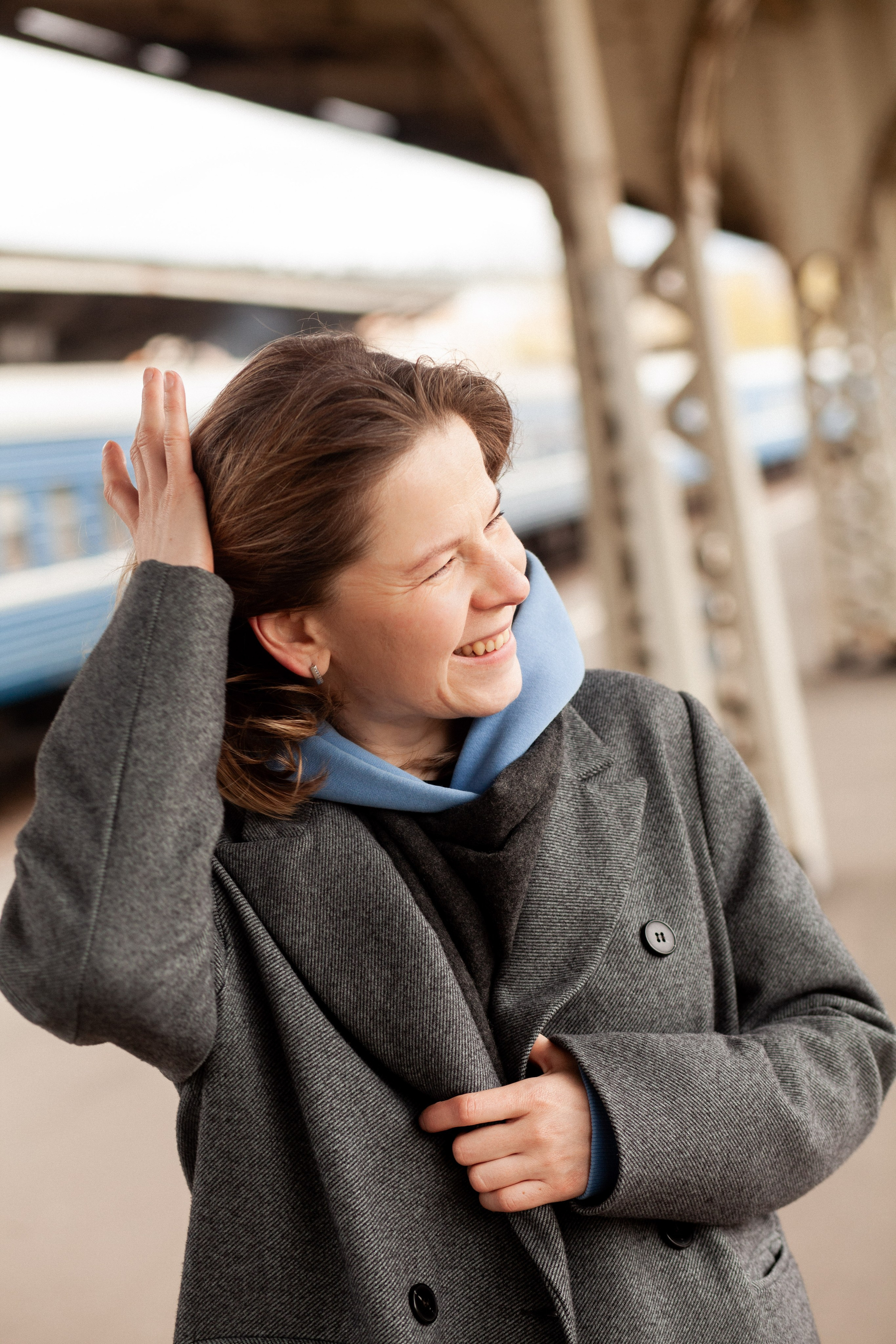 Ульяна. Ветер. Питер. Илья Михачёв Фотограф ПРО людей