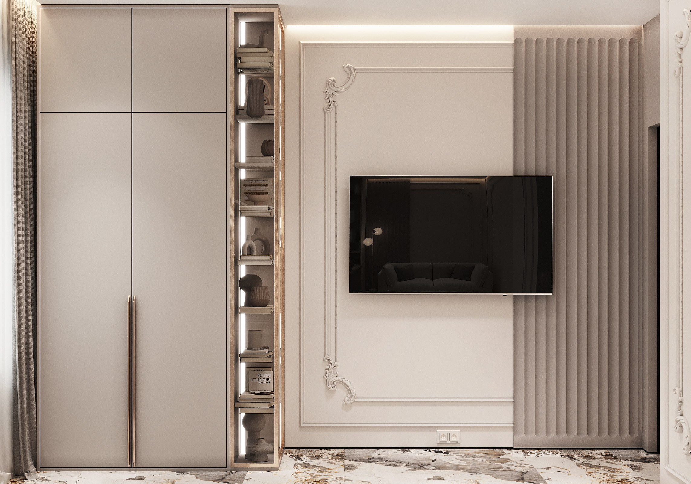 Дизайн-проект квартиры ЖК Голден Сити. Дизайнер интерьера квартир и частных домов