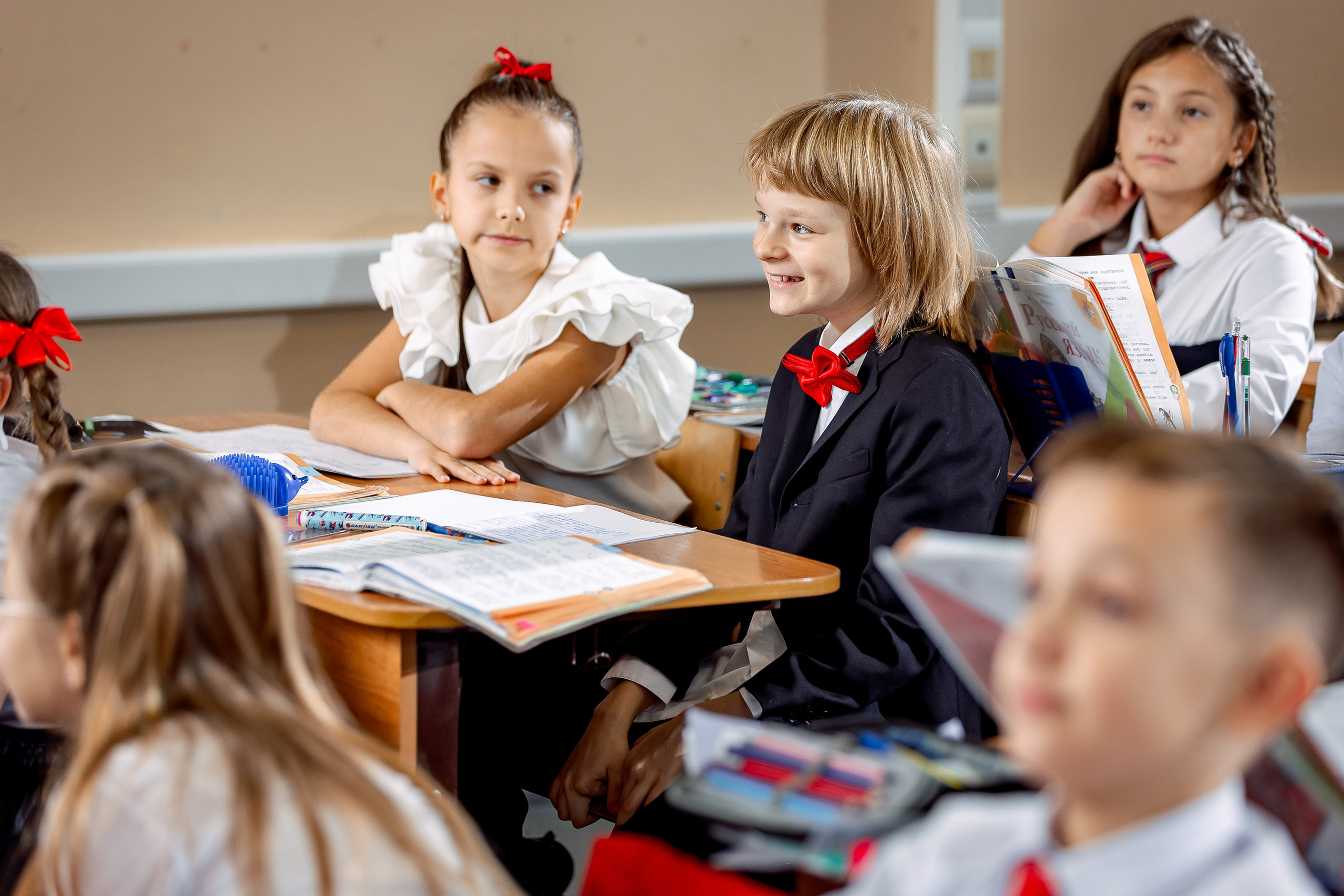 Репортаж на уроках. Семейный и детский фотограф Комина Елена, Власиха, Одинцово