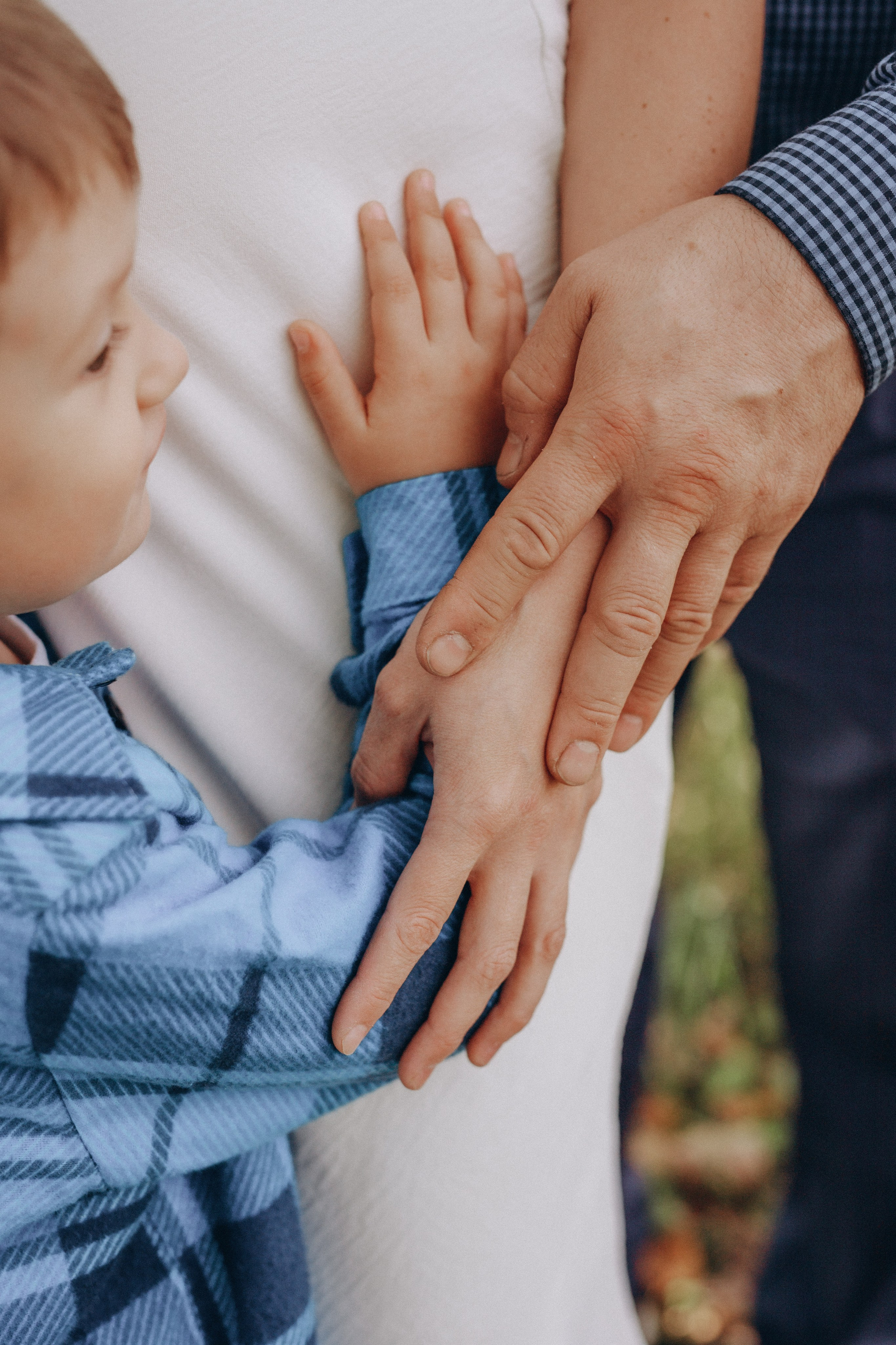 Елена и семья. Фотограф Анастасия Петрова