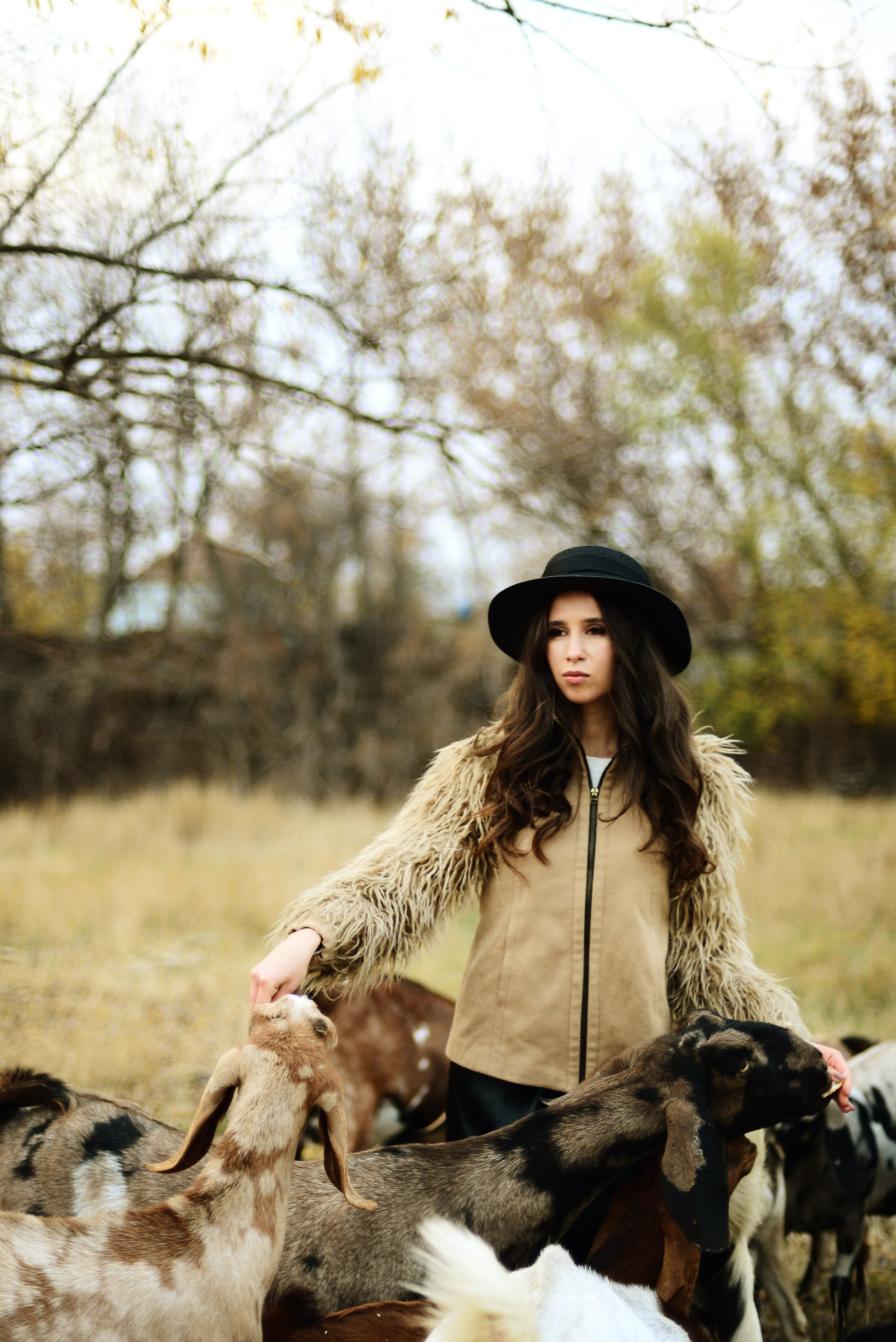 Маша и козочки. Кристина Зуенкова. Фотограф в Луганске