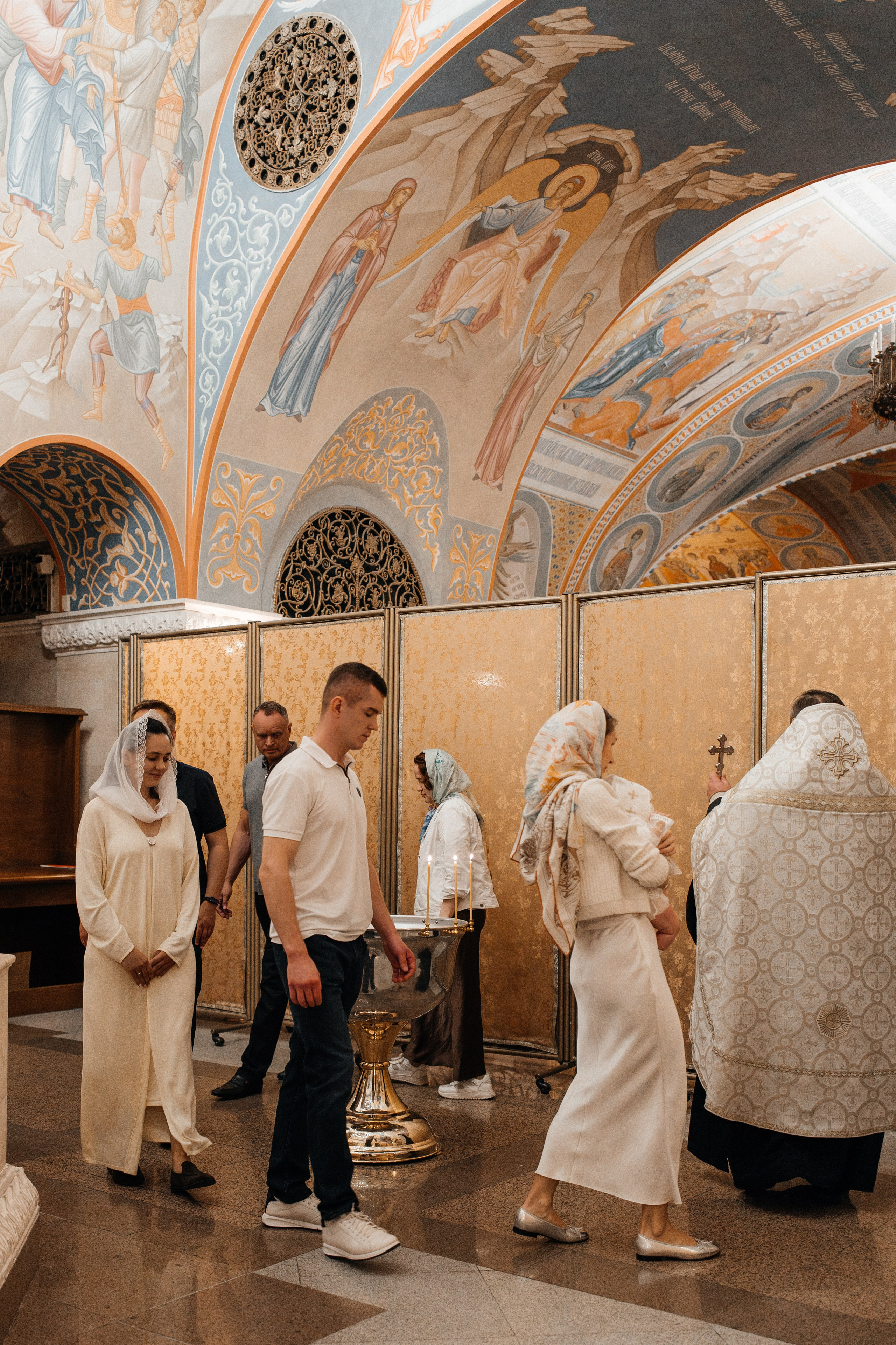 Крещение Анны. Семейный фотограф в Москве Алина Киблина