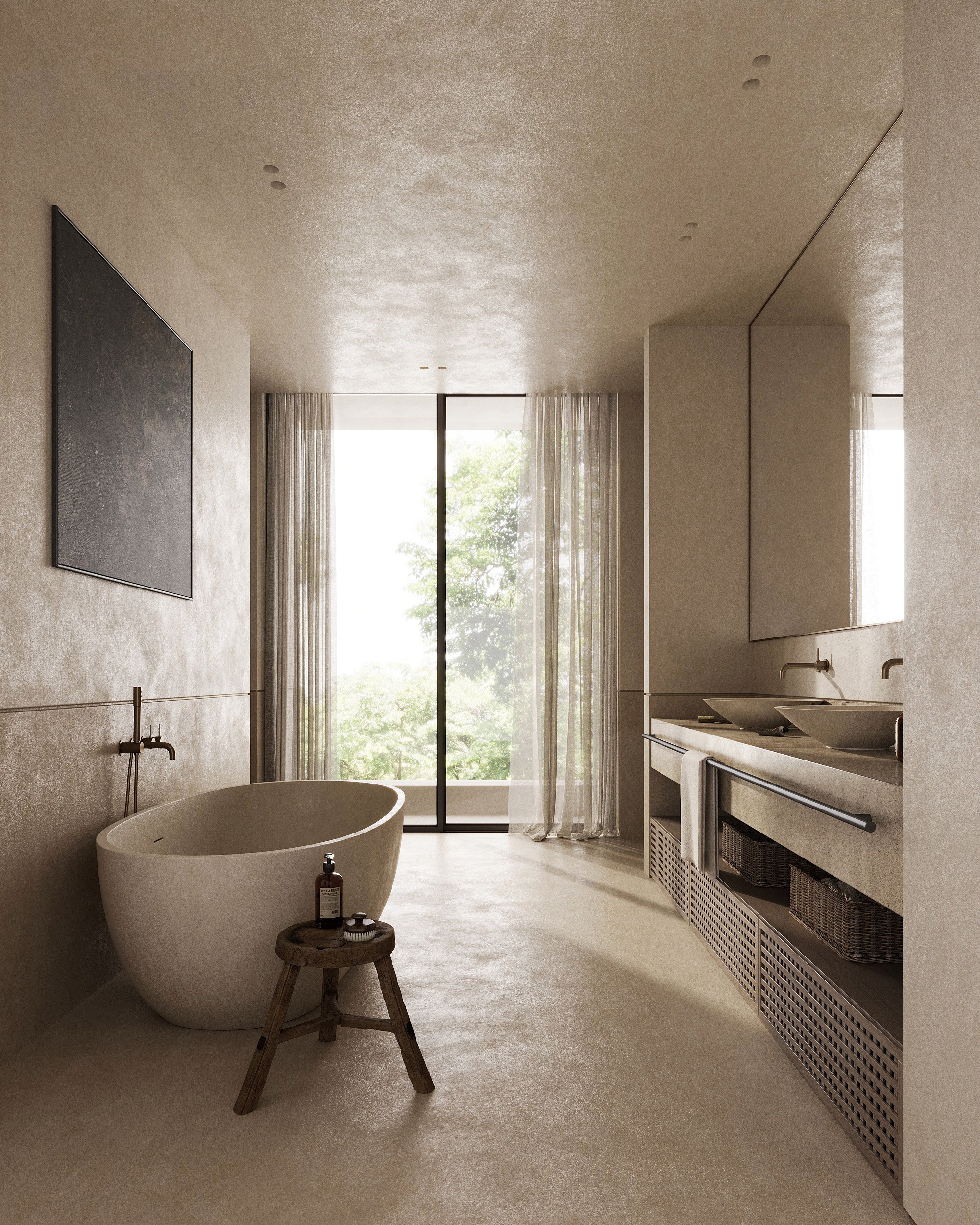 Villa EH-179. Interior visualization