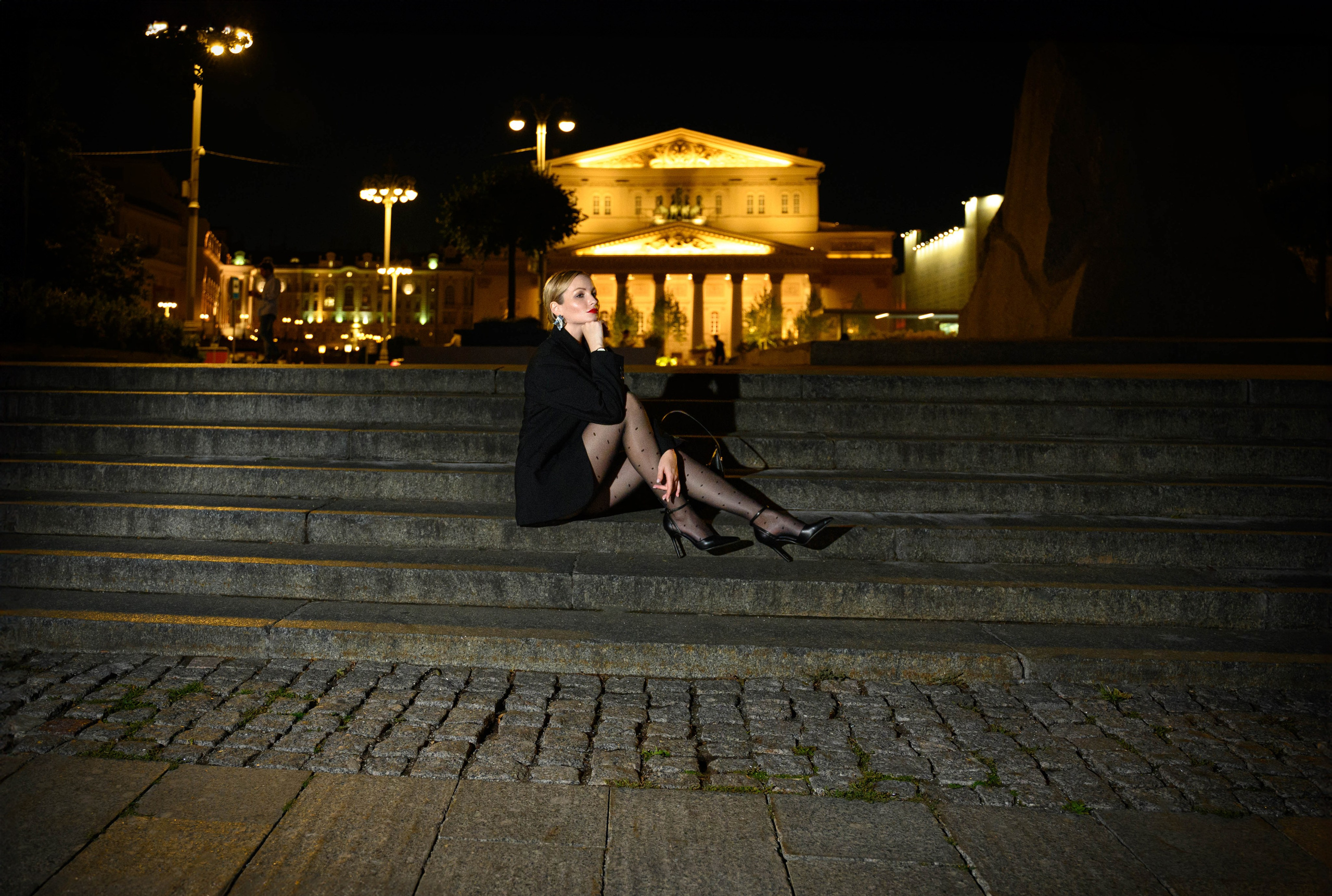 Вечерняя уличная фотосессия для Алены. Портретный и Фитнес фотограф в Москве Владислава Рыбалкина