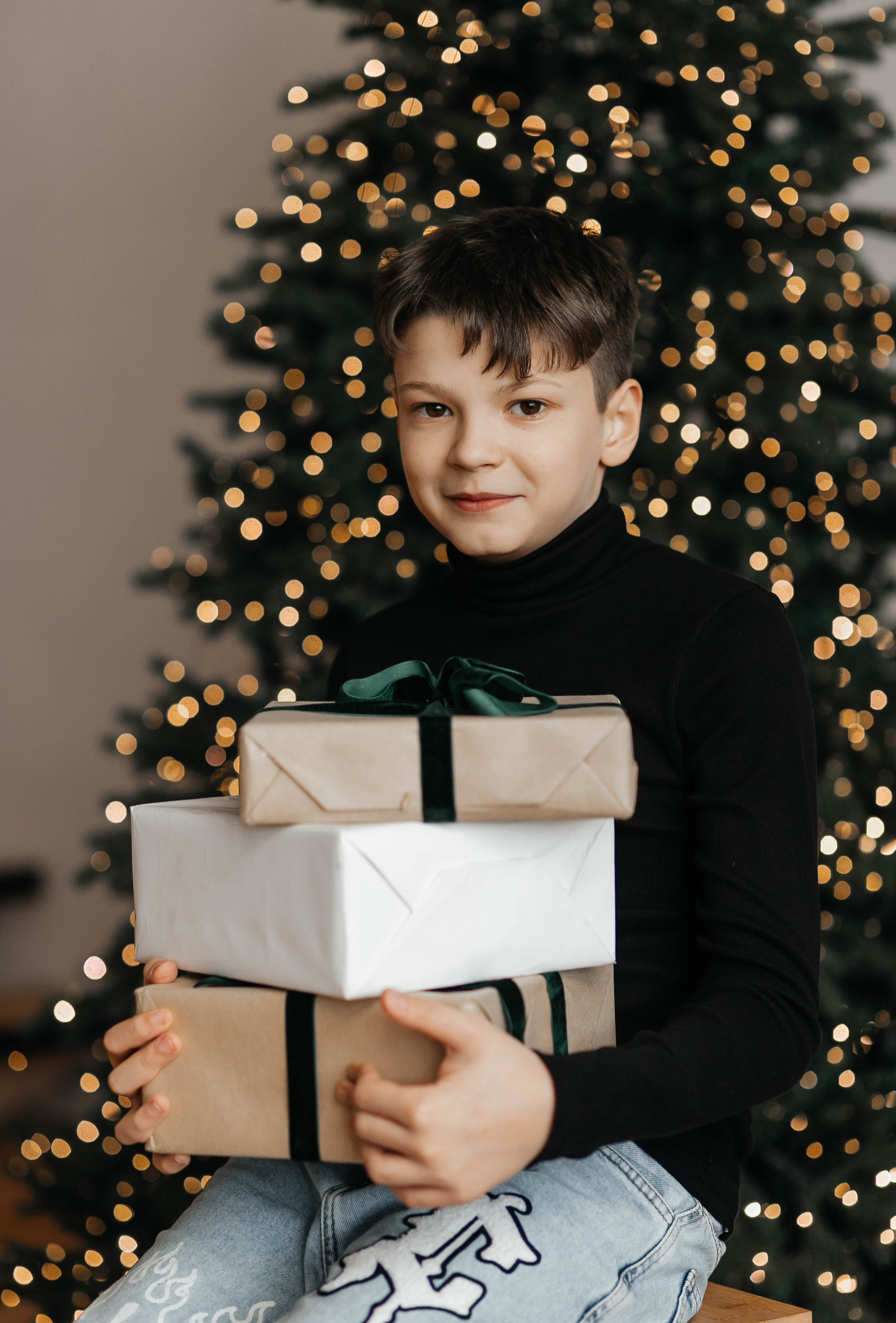 новогодняя фотосессия семейная в студии москва