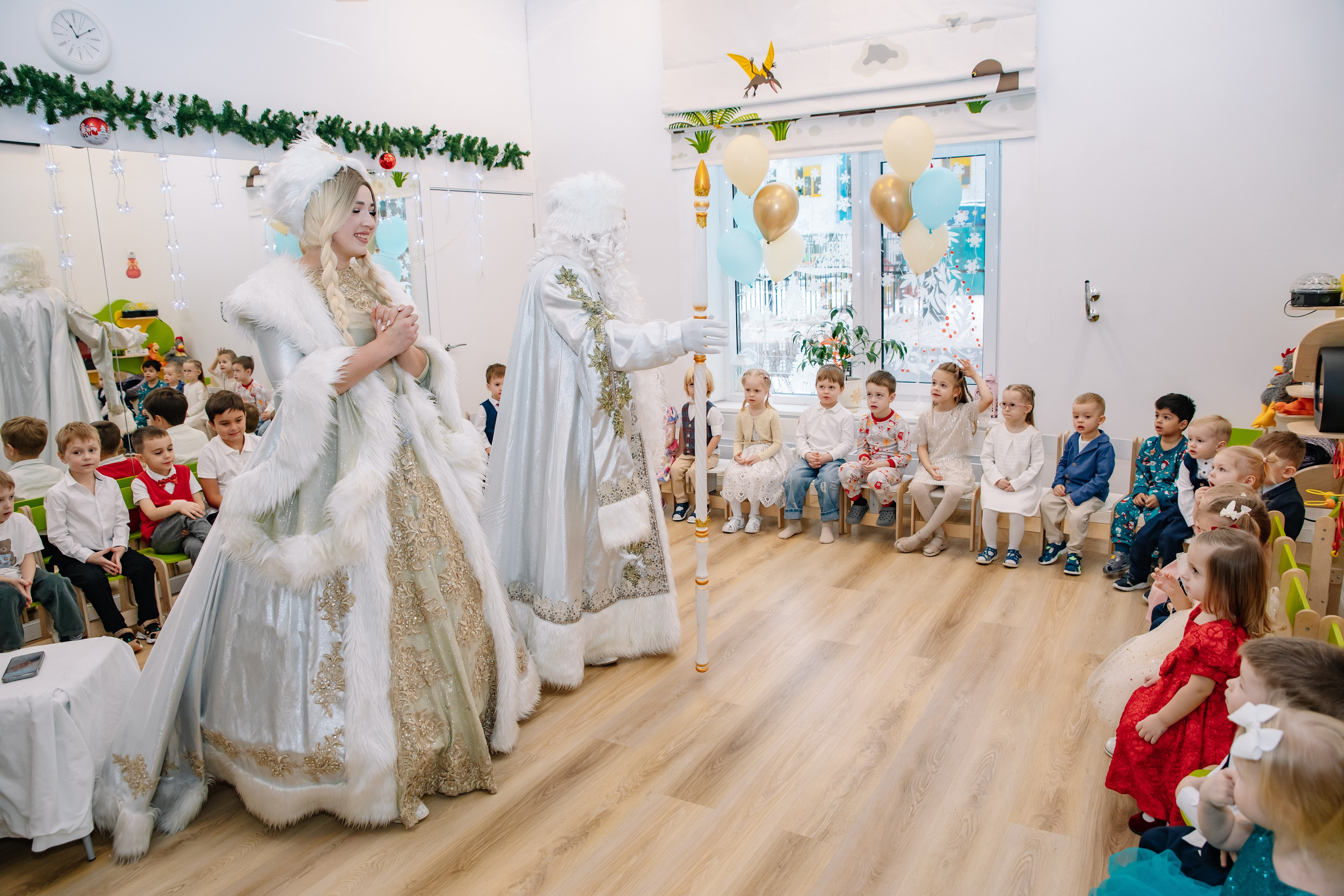 Новогодний утренник в саду Пятачок. Фотограф в Москве Яна Полосина
