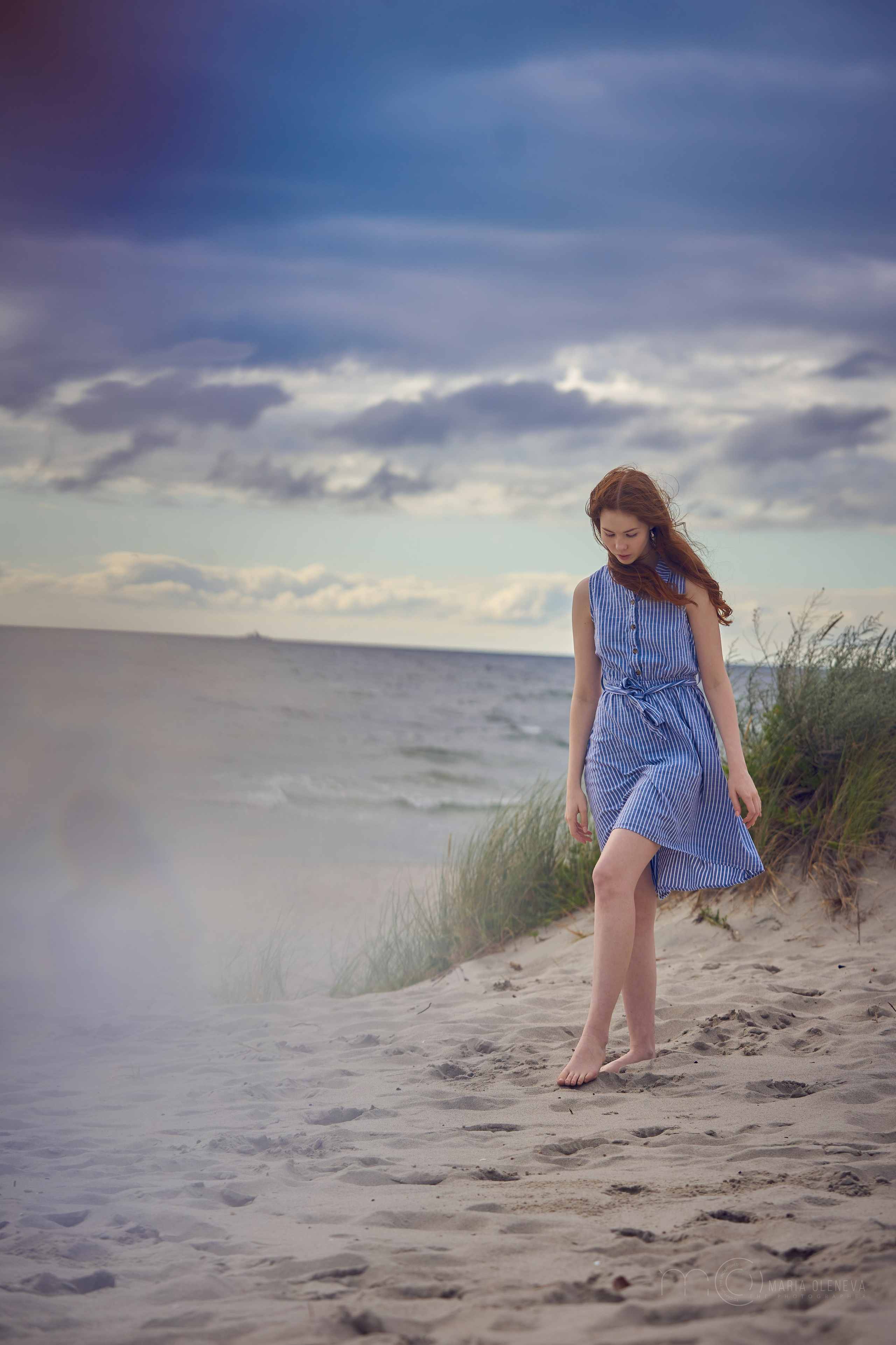 Полина и море. Фотограф Мария Оленева