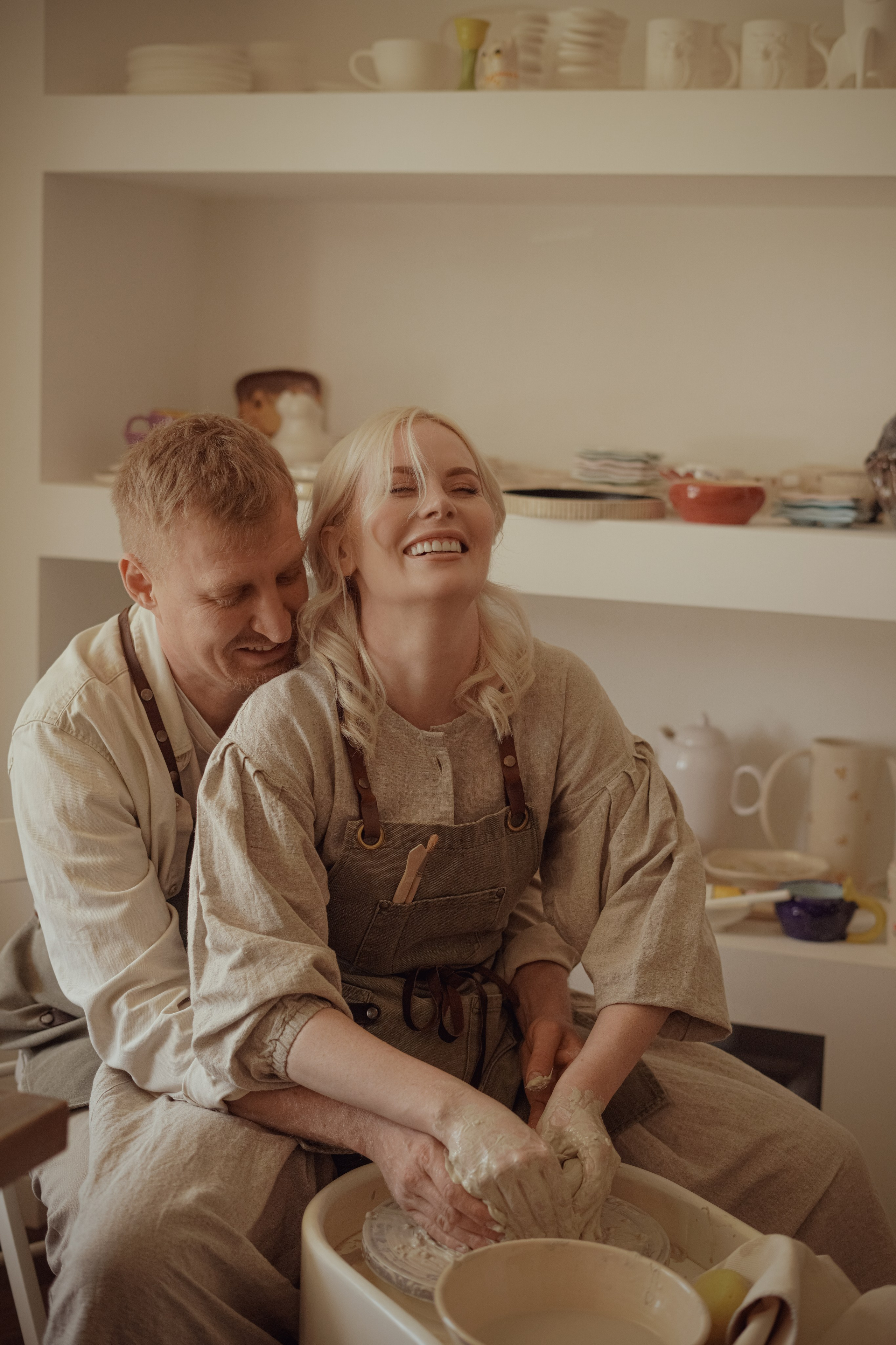 История в гончарной мастерской. Свадебный и семейный фотограф Афанасьева Анна в Кисловодске