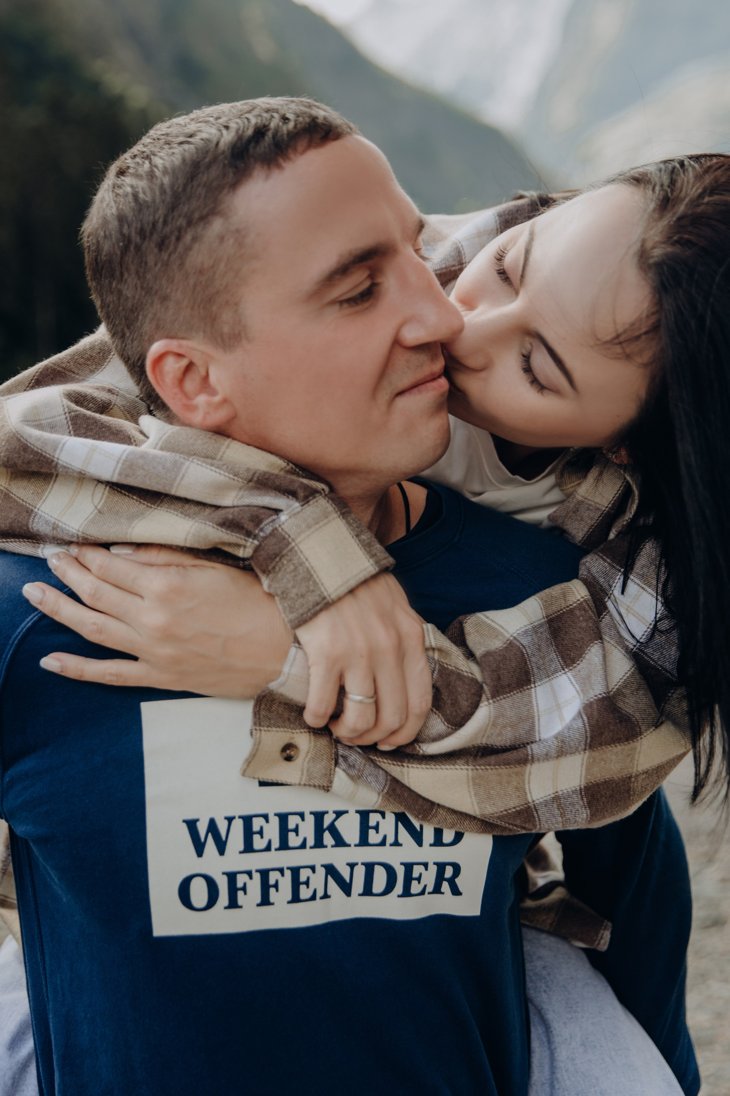 Юля с семьей, Домбай. Портфолио