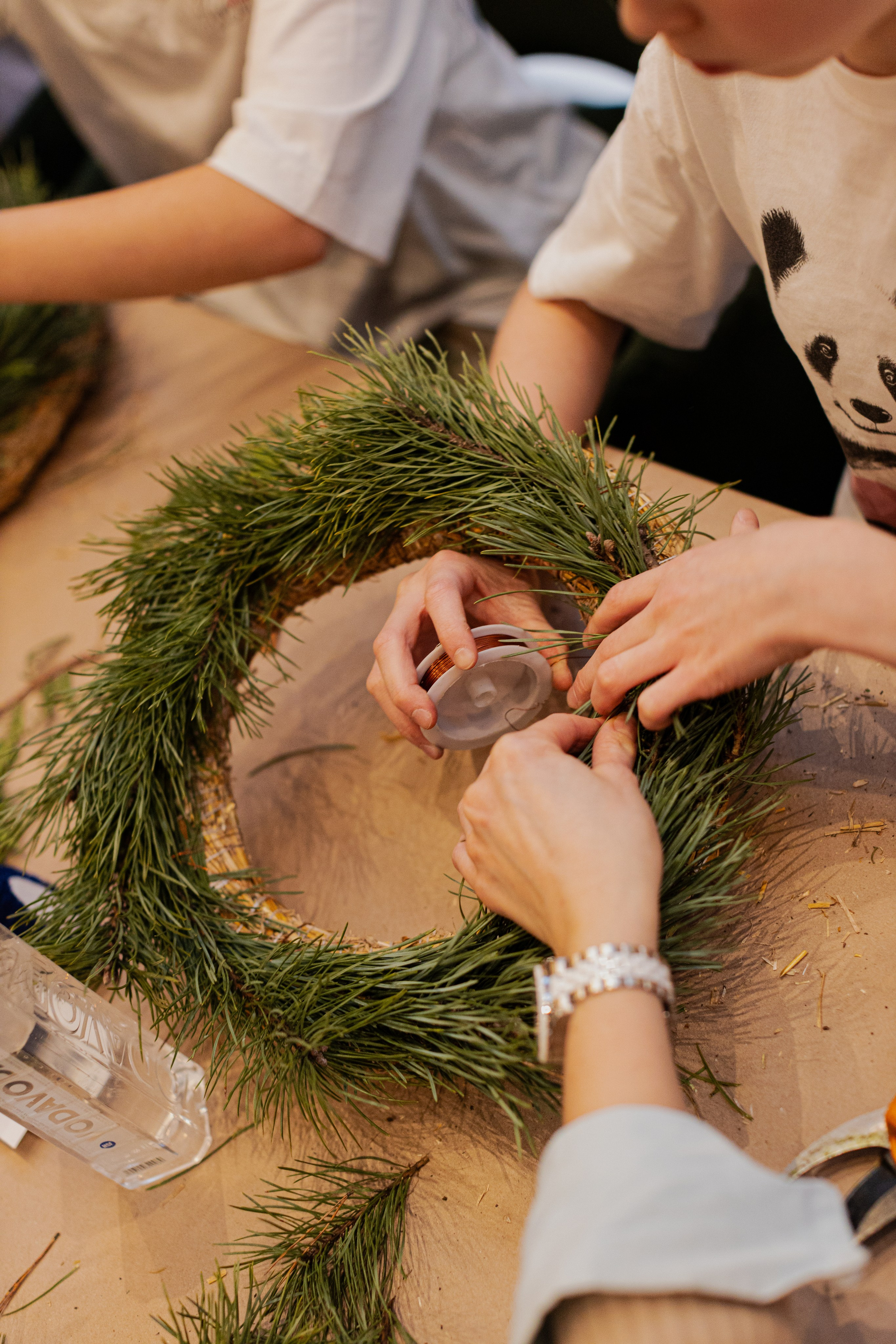 Мк Новогодний Венок. Анастасия Ракчеева Художник