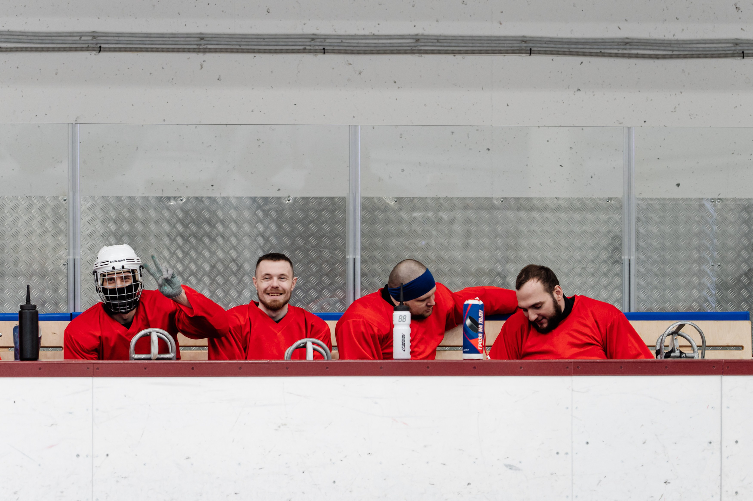 Игра в следж хоккей приуроченная 23.02.26 в арене Сталкер