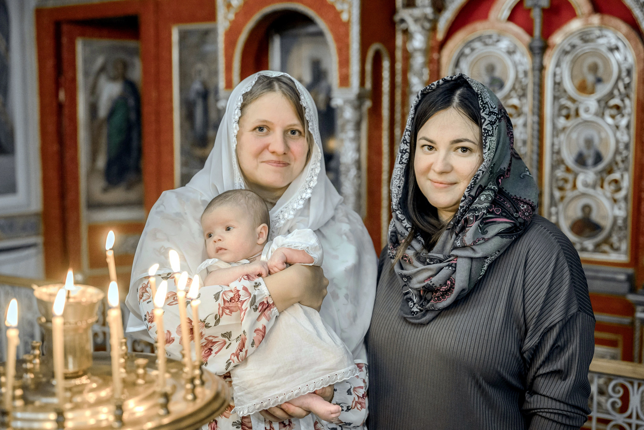 Крещение (мама Регина). Семейный и детский фотограф Москва