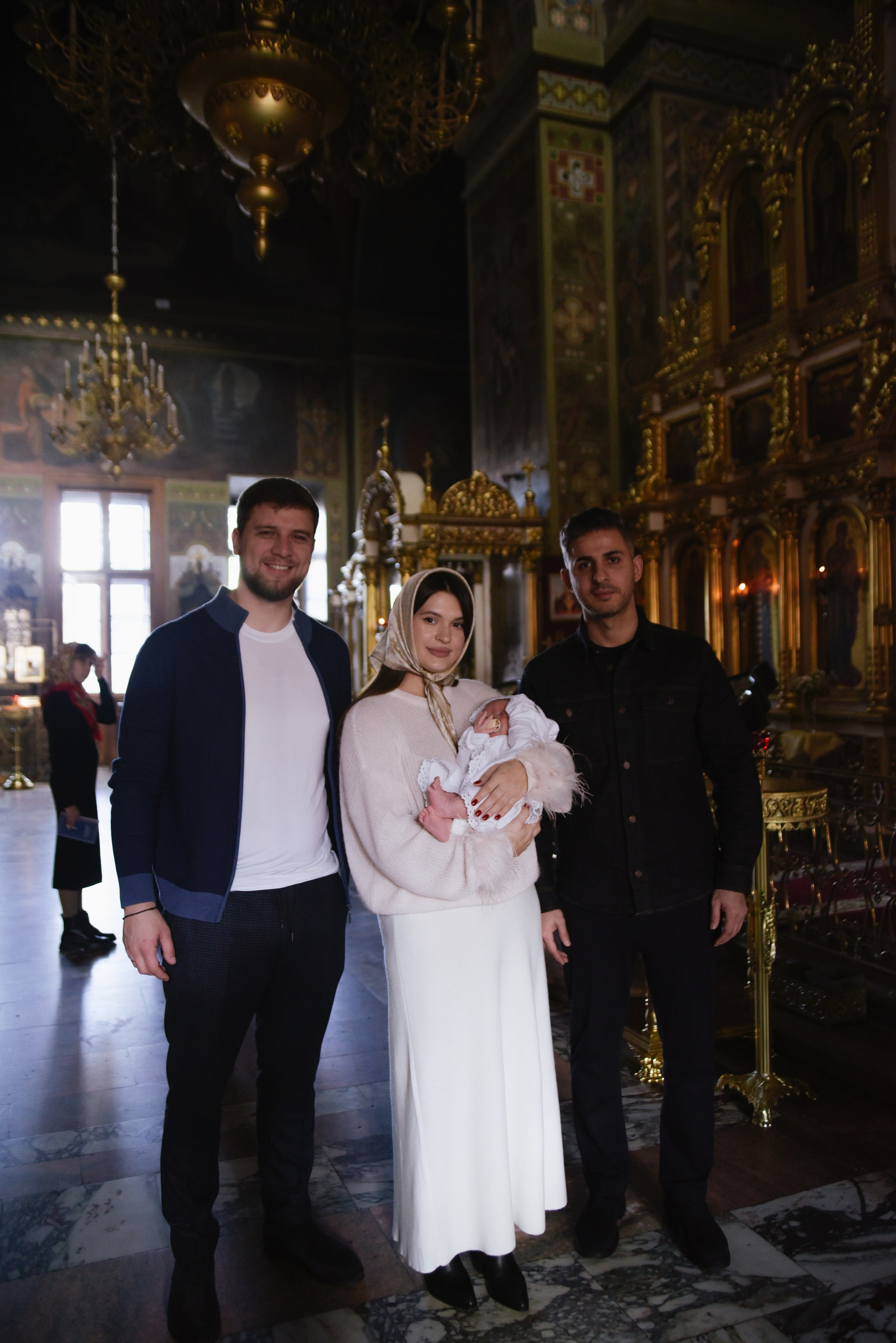 Таинство крещения Савва Храм Воскресения Словущего в Даниловской Слободе. Фотограф Лола Волна, город Москва