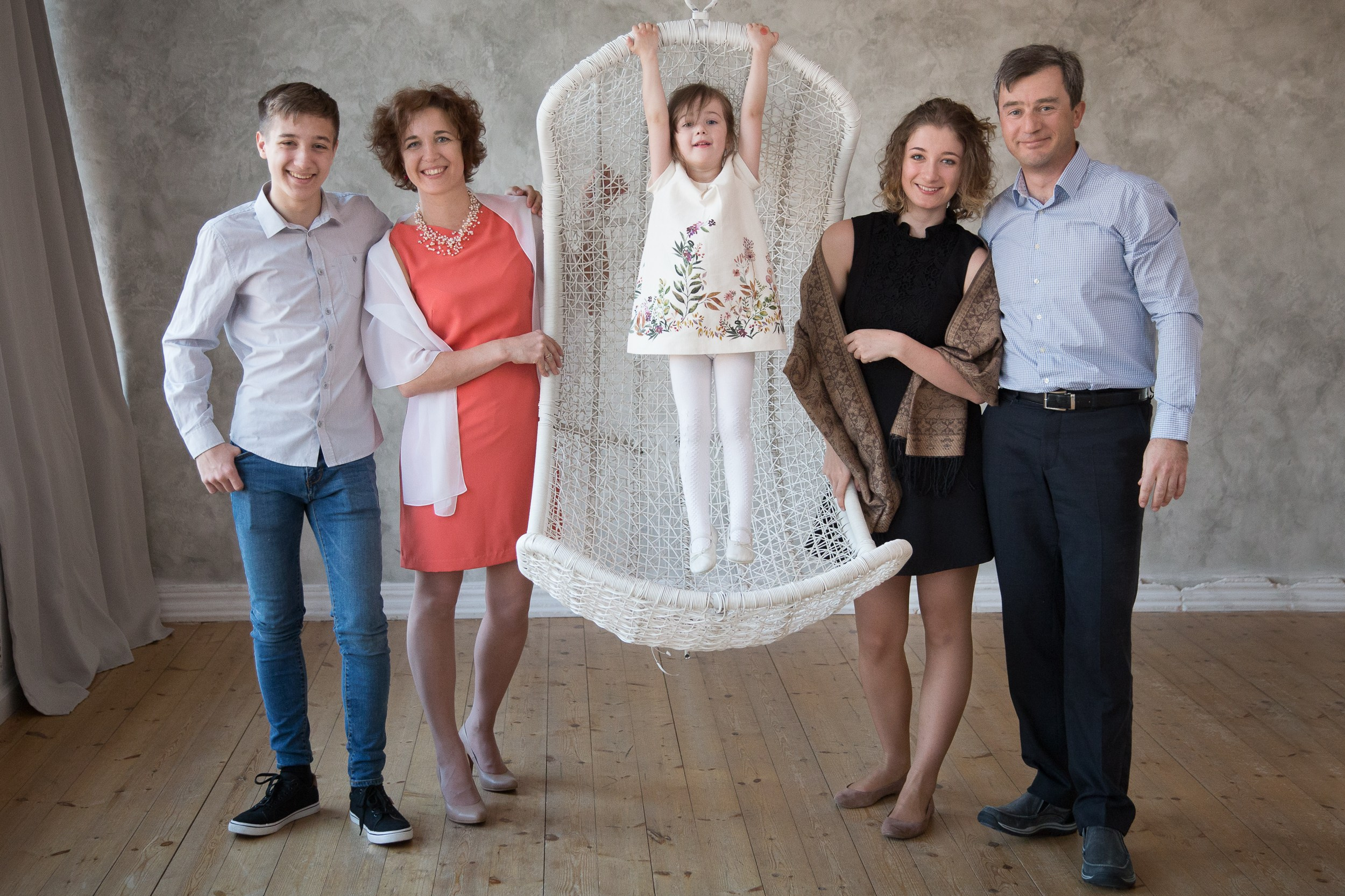 Всей семьей. Фотограф Анастасия Малеева