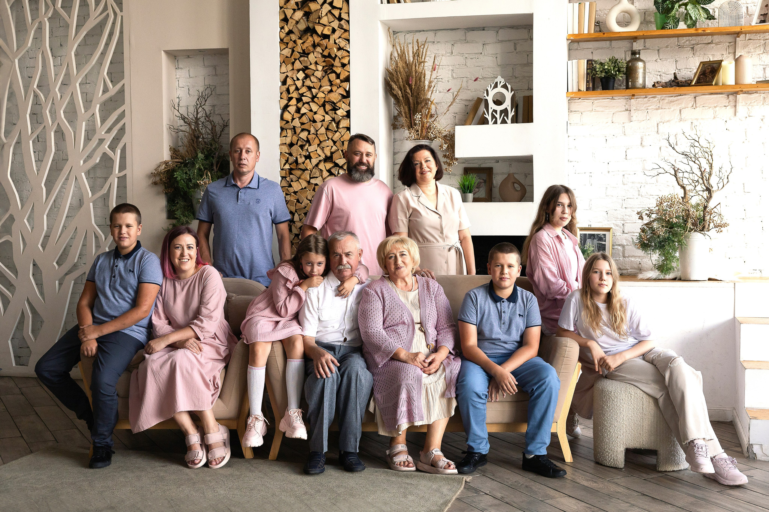 Большая семья. Женский, семейный и детский фотограф Москва Черешнева Злата