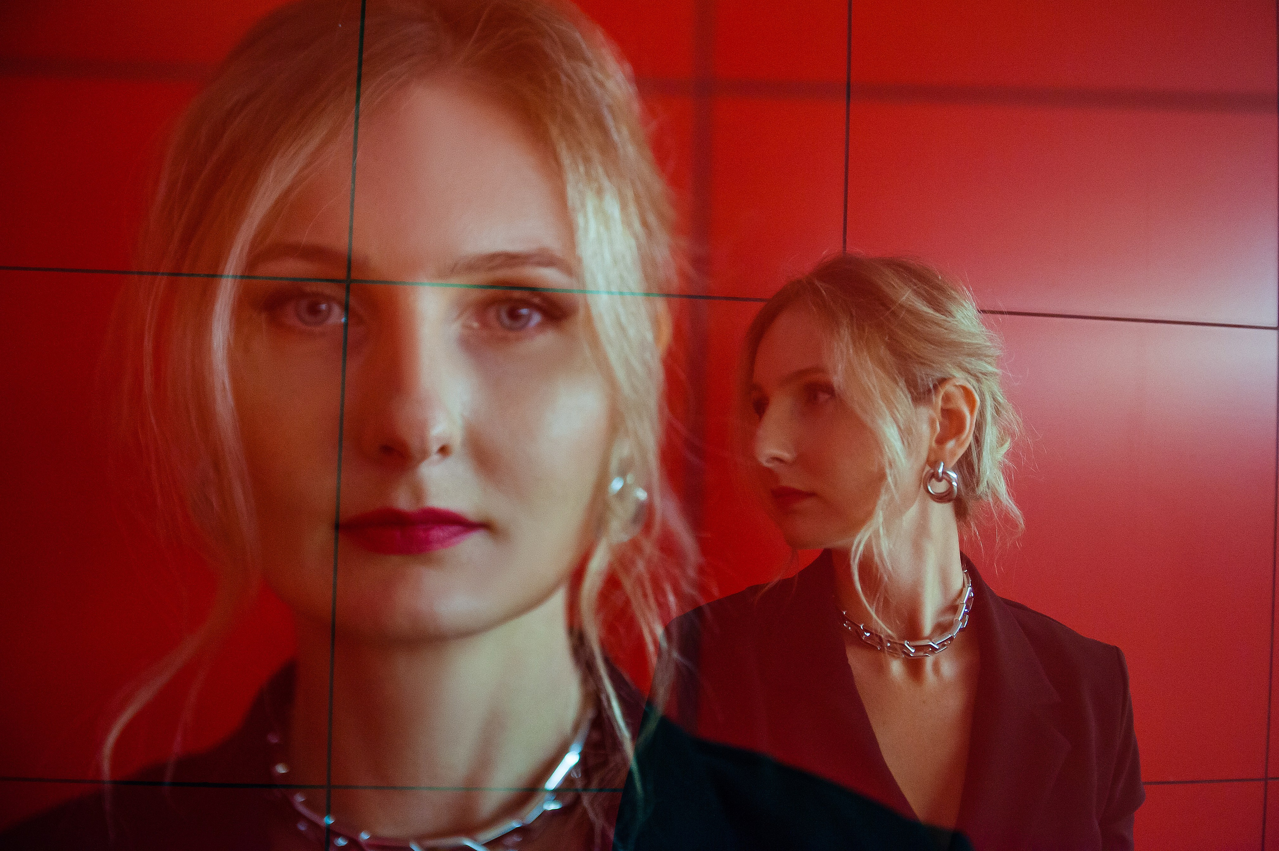 портрет в мультиэкспозиции, двойной портрет