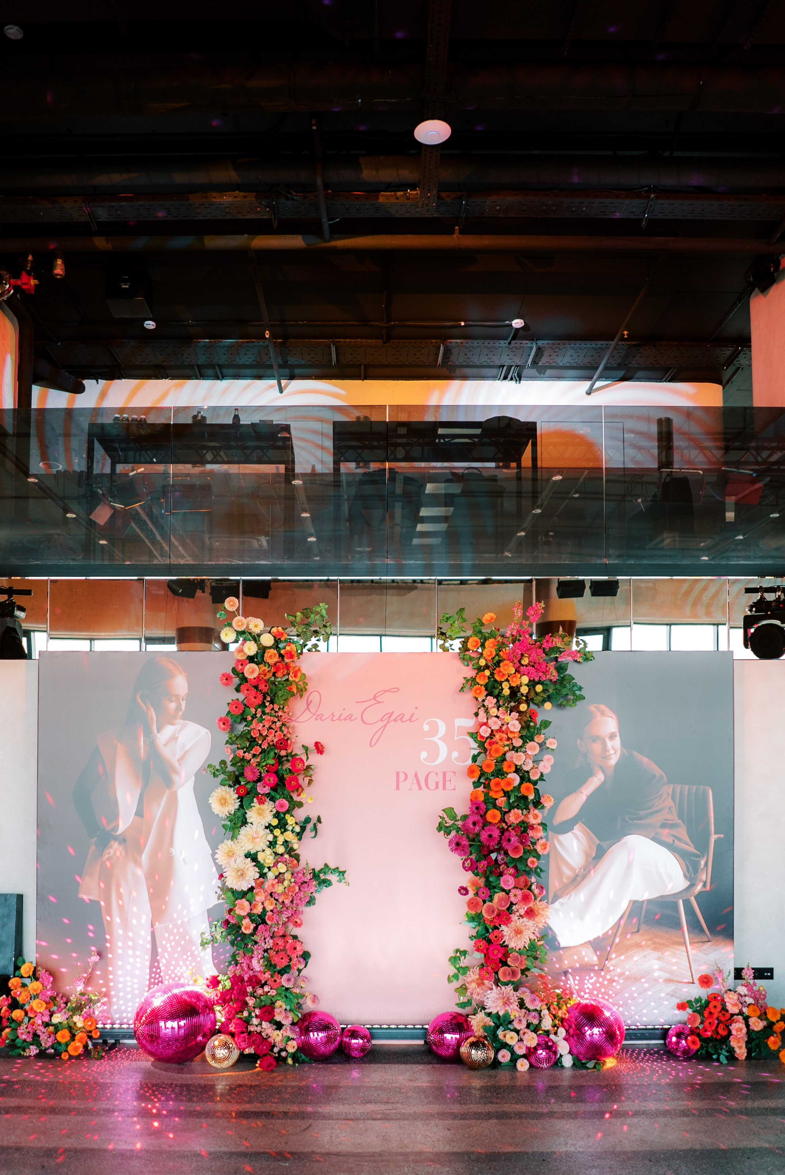 Юбилей в Воробьевы холл. Kirillova Studio — мастерская декора и событий Юли Кирилловой