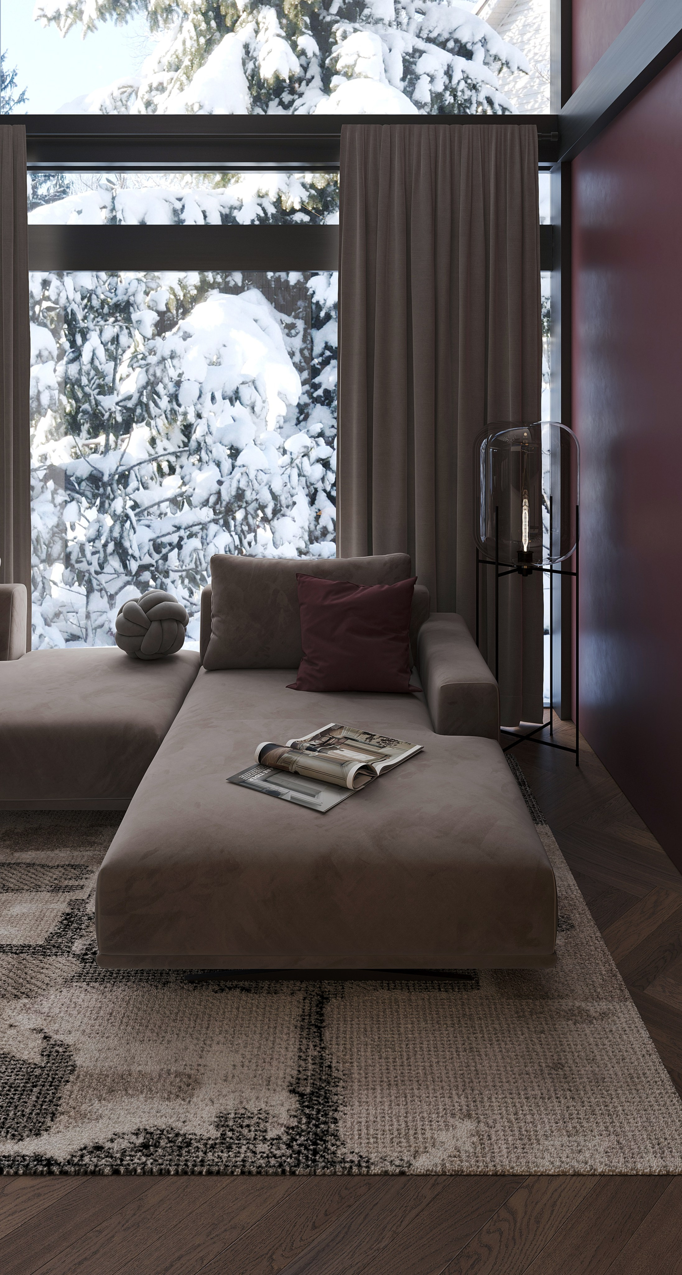 Проект Фахверк Омск. Студия дизайна интерьера Лактионовой Елены