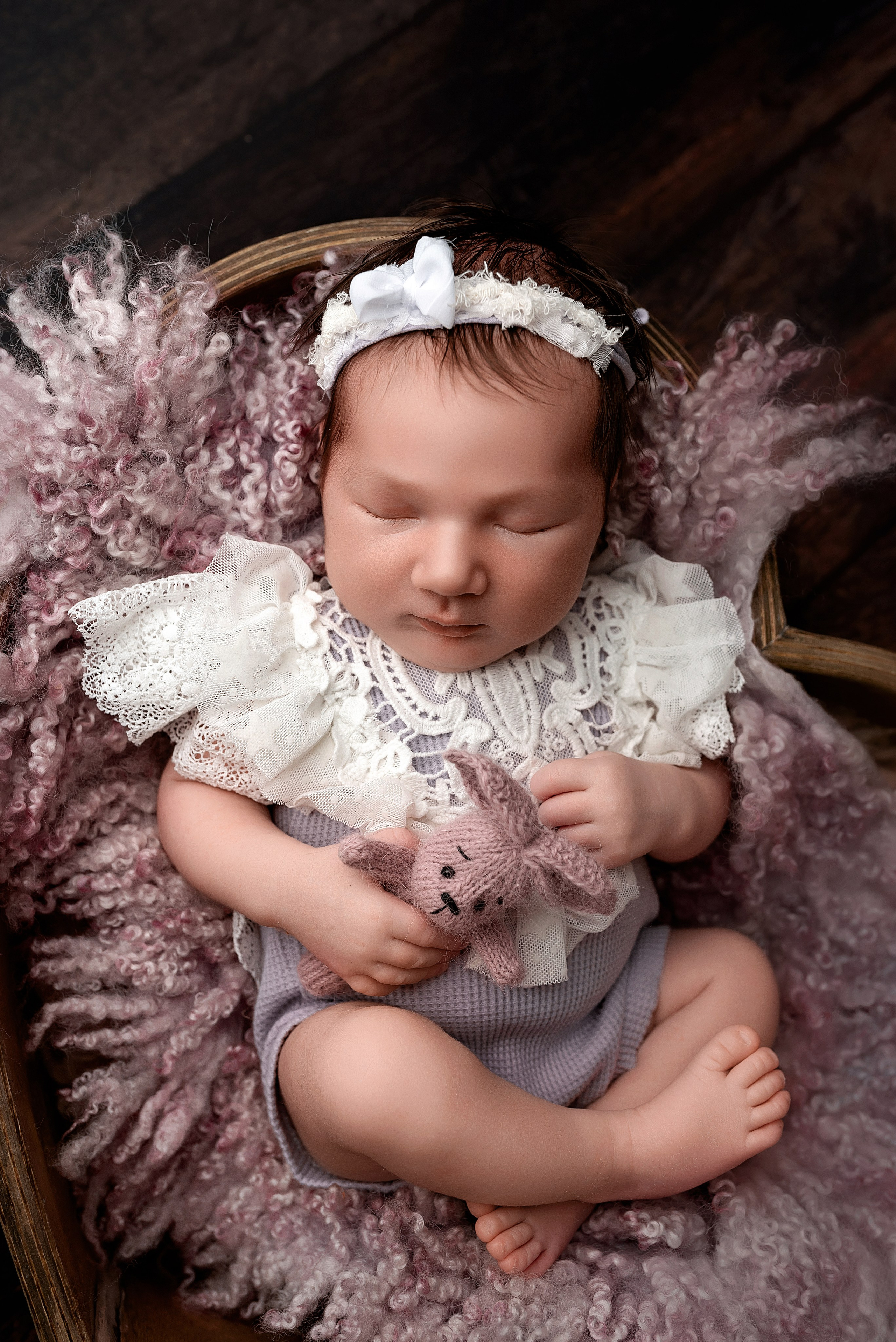 Новорождённые девочки. Детский фотограф новорождённых в Минске Боровик Екатерина
