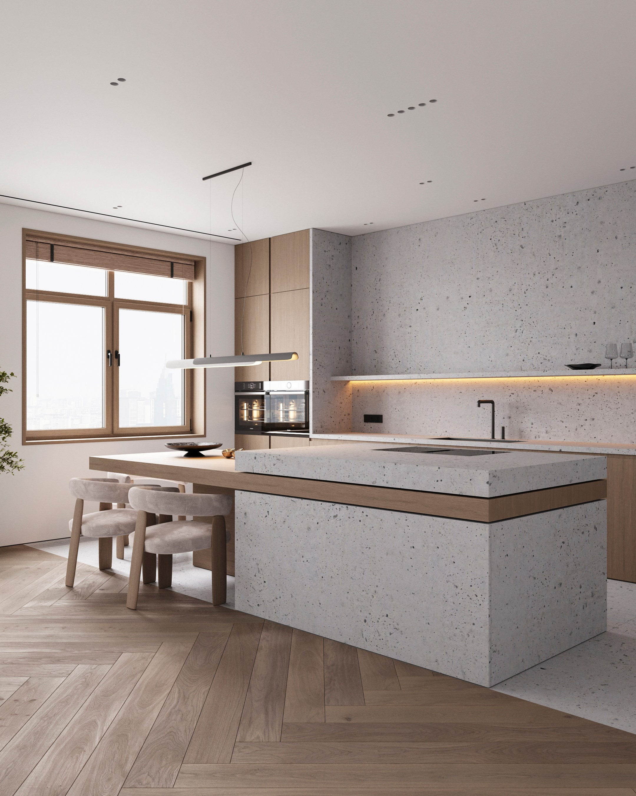 Кухня-гостиная. Kindhard-design