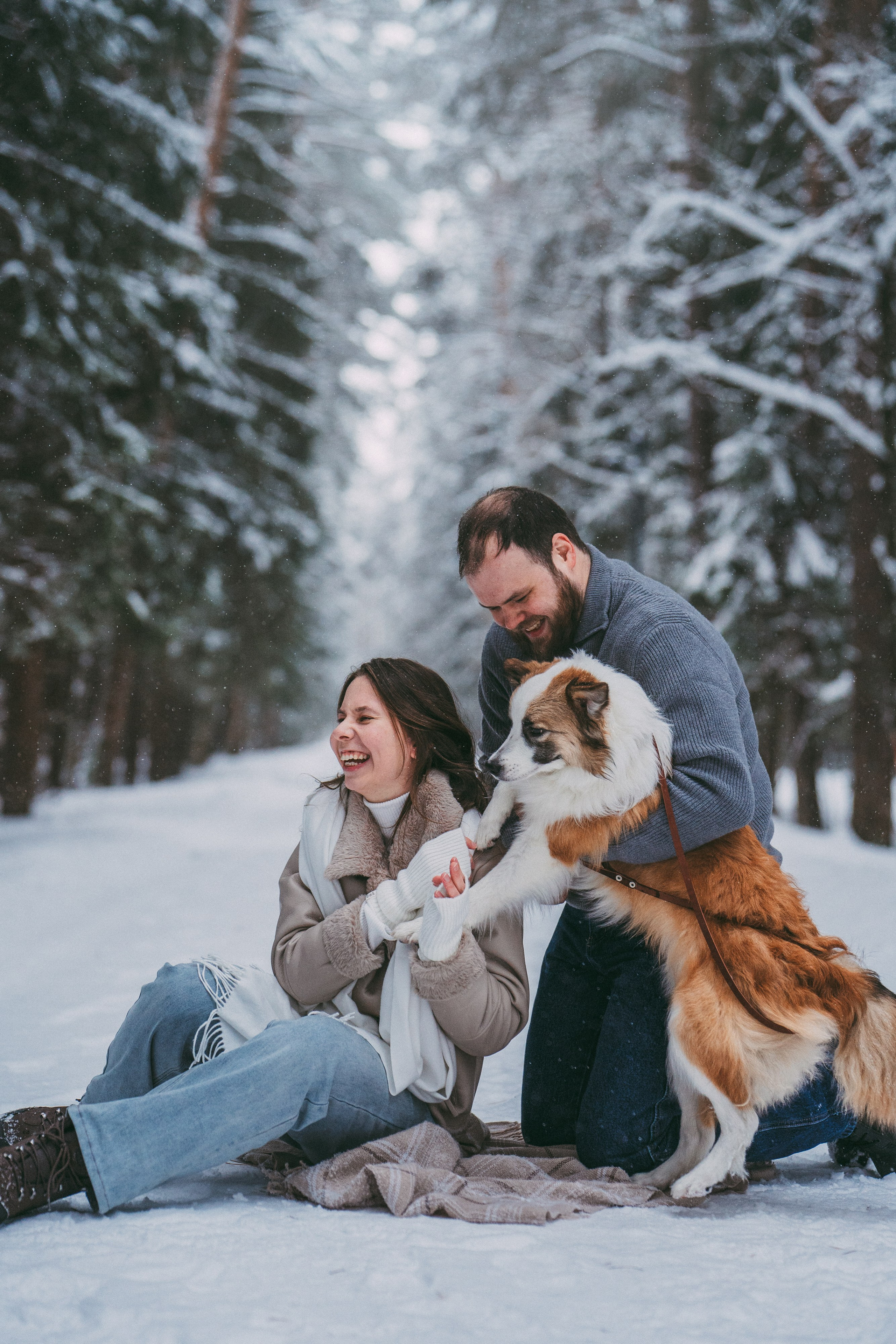 Катя, Анатолий и Елай. Фотограф анималист в Москве и Санкт-Петербурге Свиридова Анна
