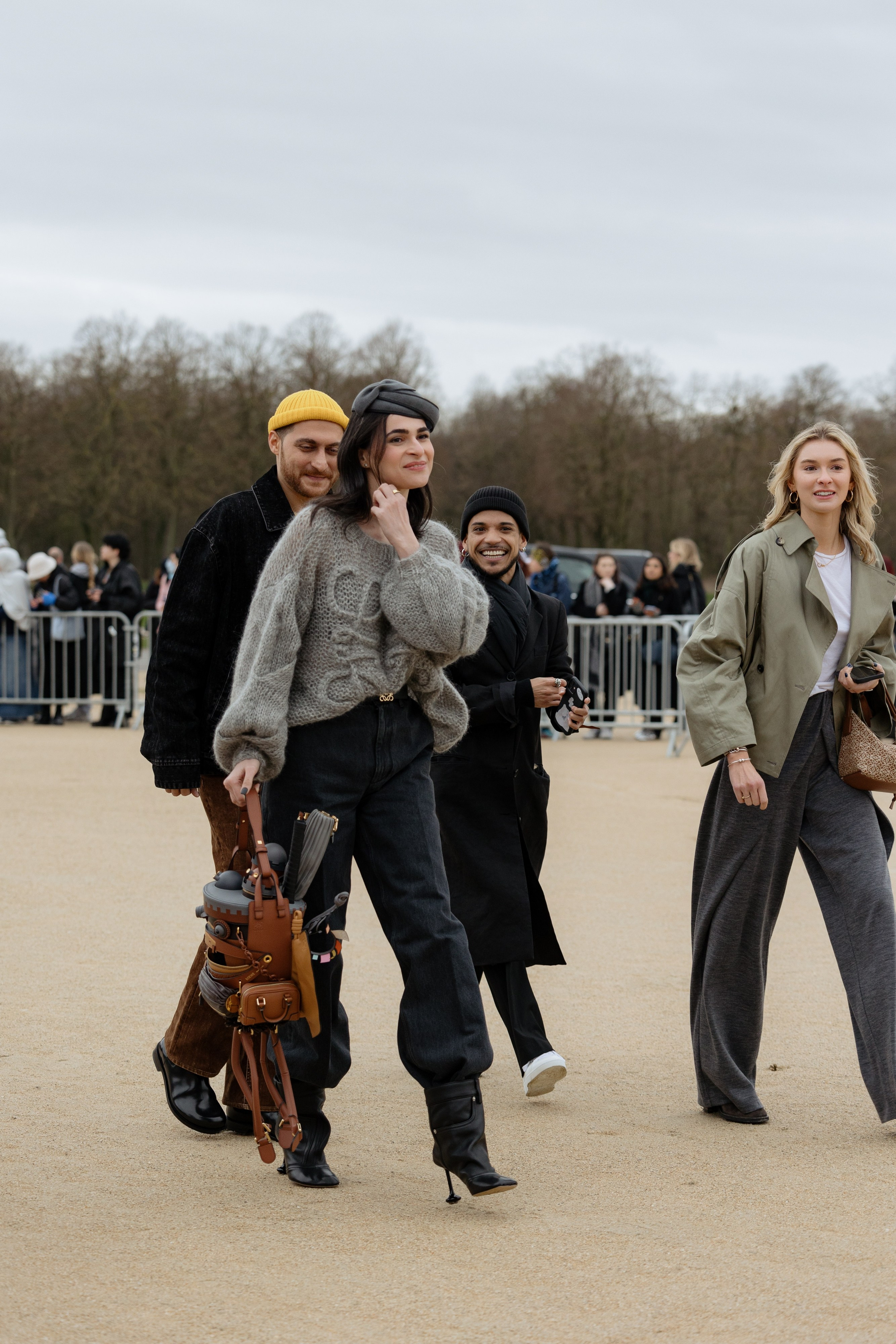 LOEWE PFW WOMENSWEAR FALL-WINTER 24/25. Photographer in Milan Ivan Goncharov