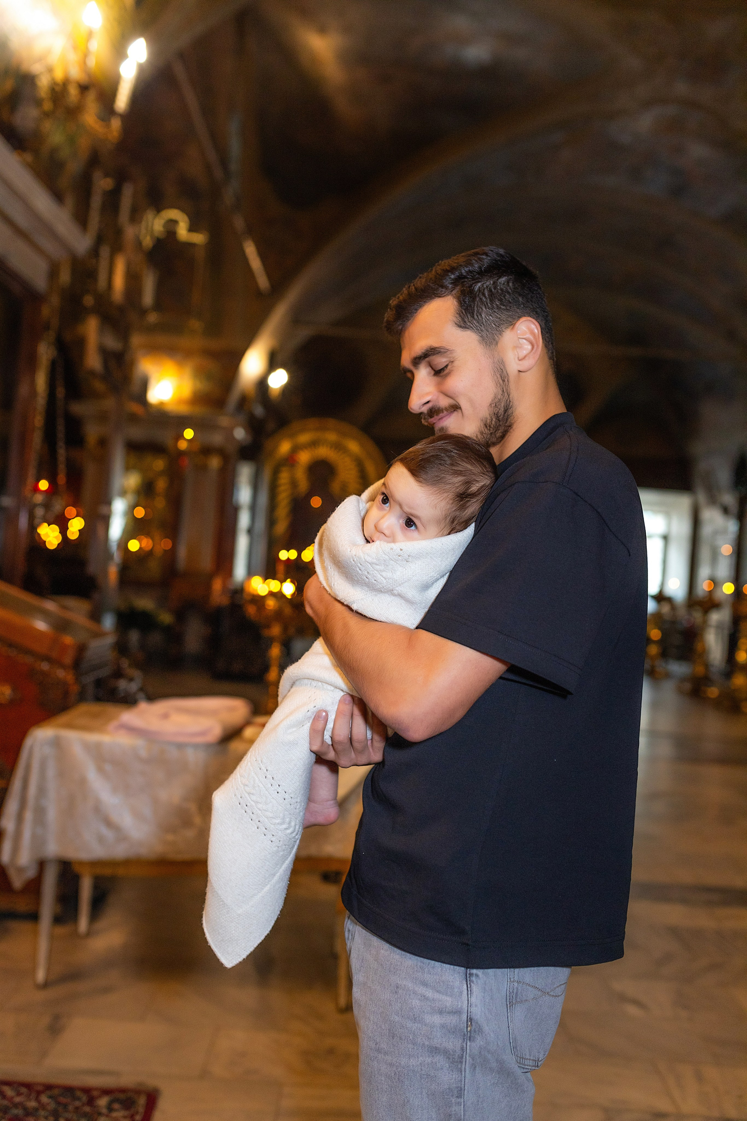 Таинство крещения Лилии. Фотограф в Железнодорожном и Балашихе