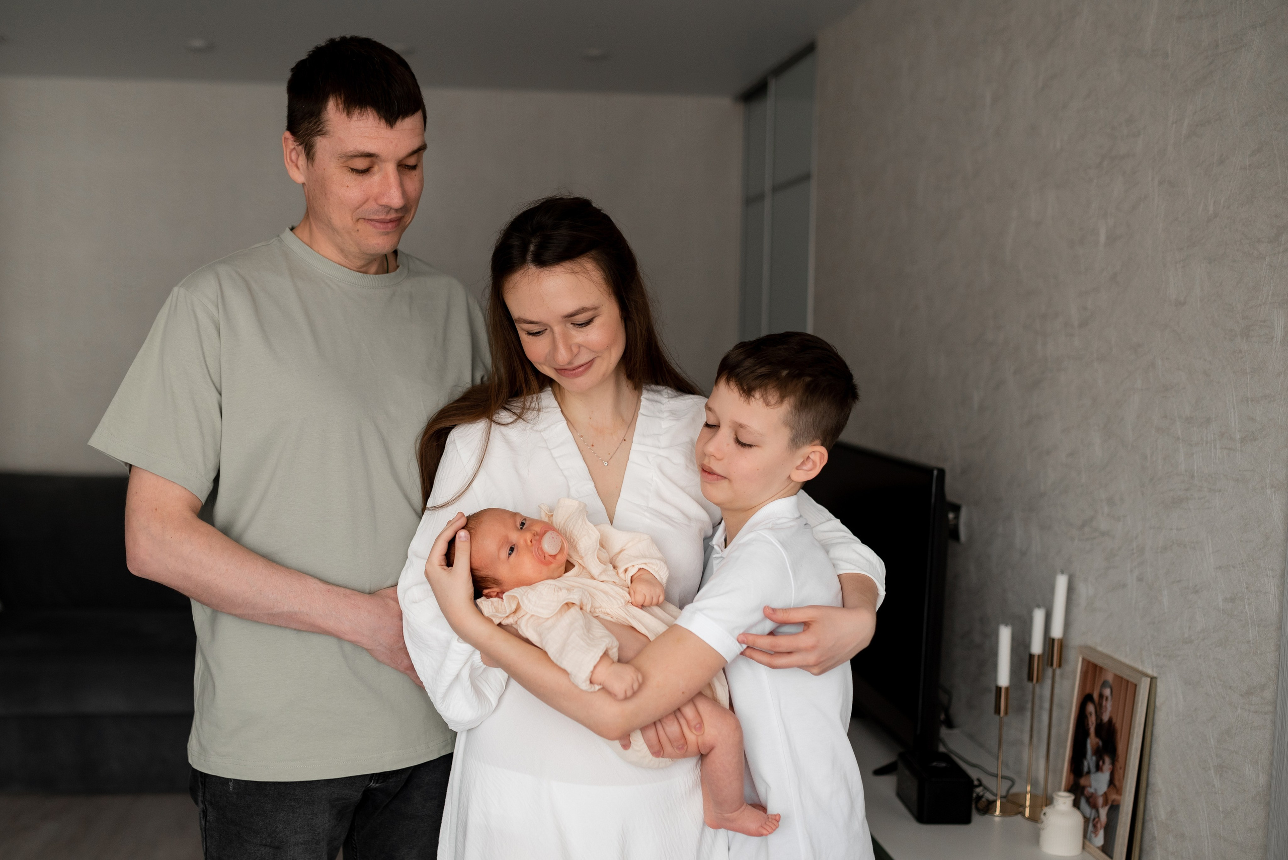 Вика Дима Никита и Полиночка. Семейный фотограф Ирина Сгибнева