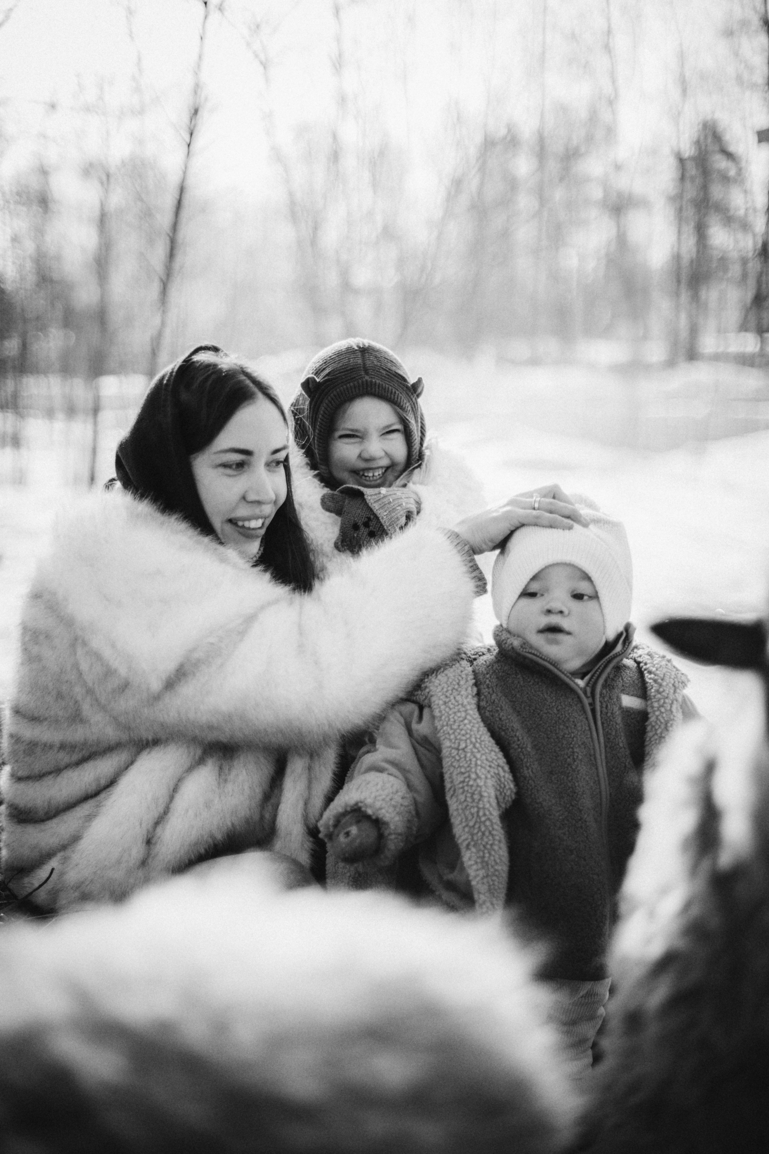 Настя с Сашей и Полей на ферме. Klerout Photographer