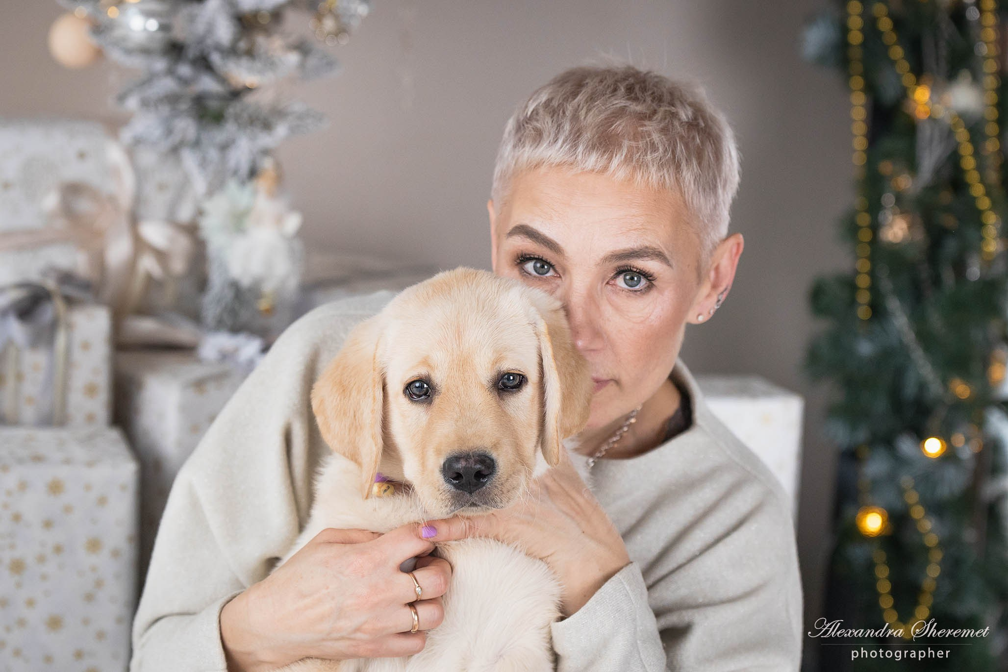 Оксана & лабрадор. Фотограф-анималист Александра Шеремет