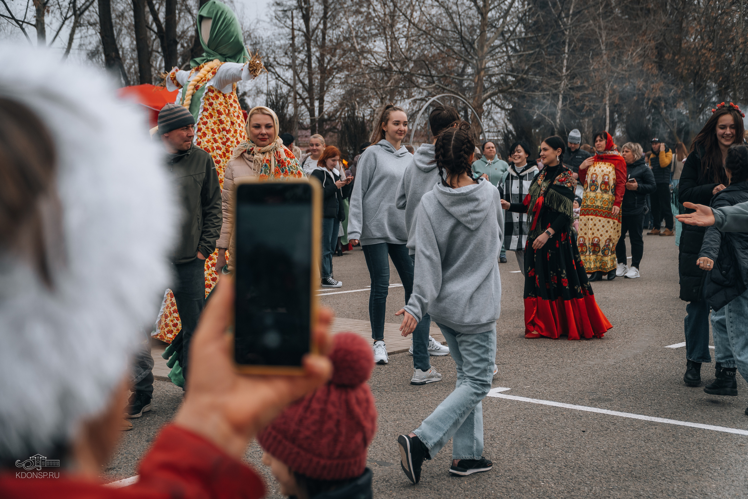 Проводы Масленицы. Новотитаровский Дом культуры