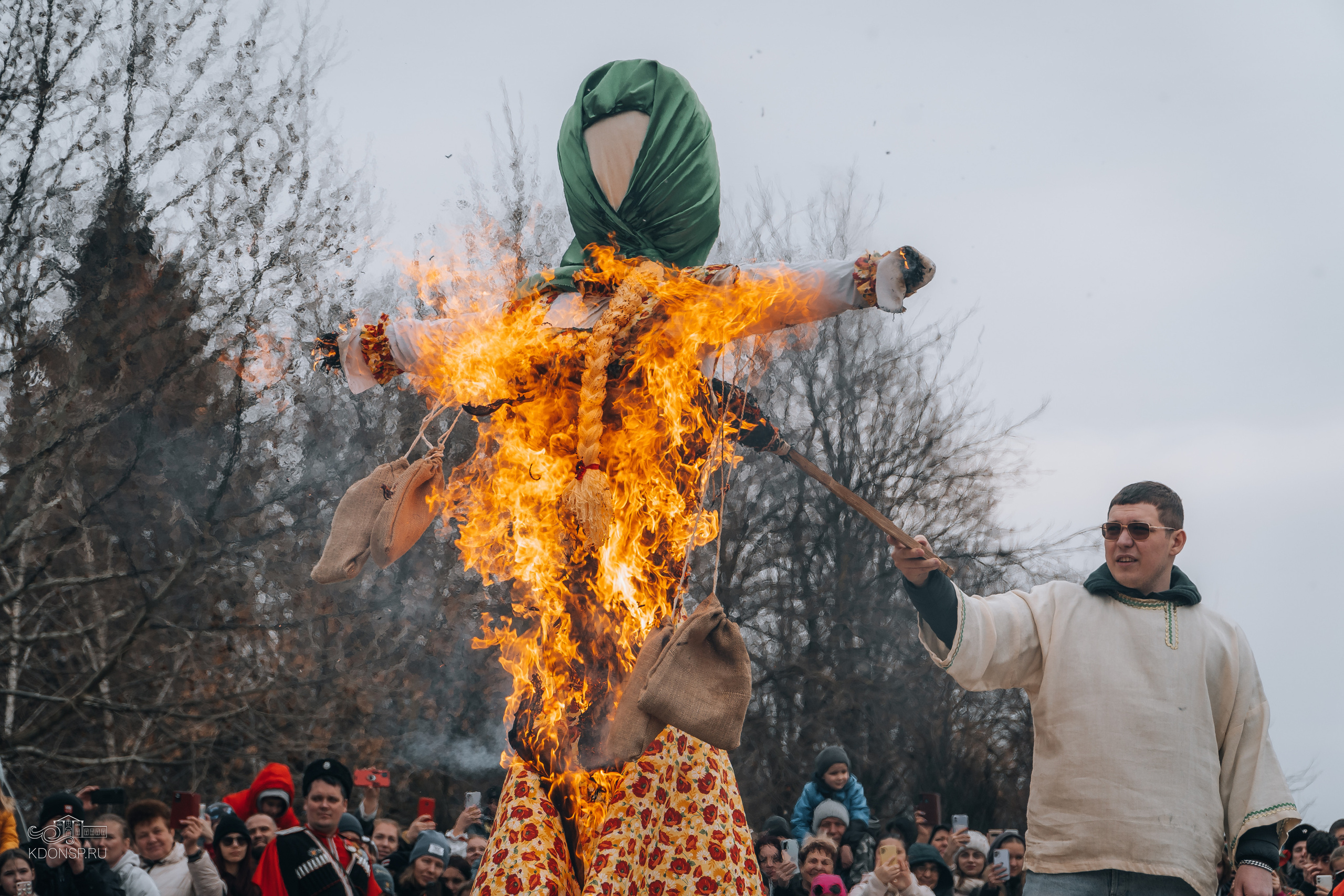 Проводы Масленицы. Новотитаровский Дом культуры