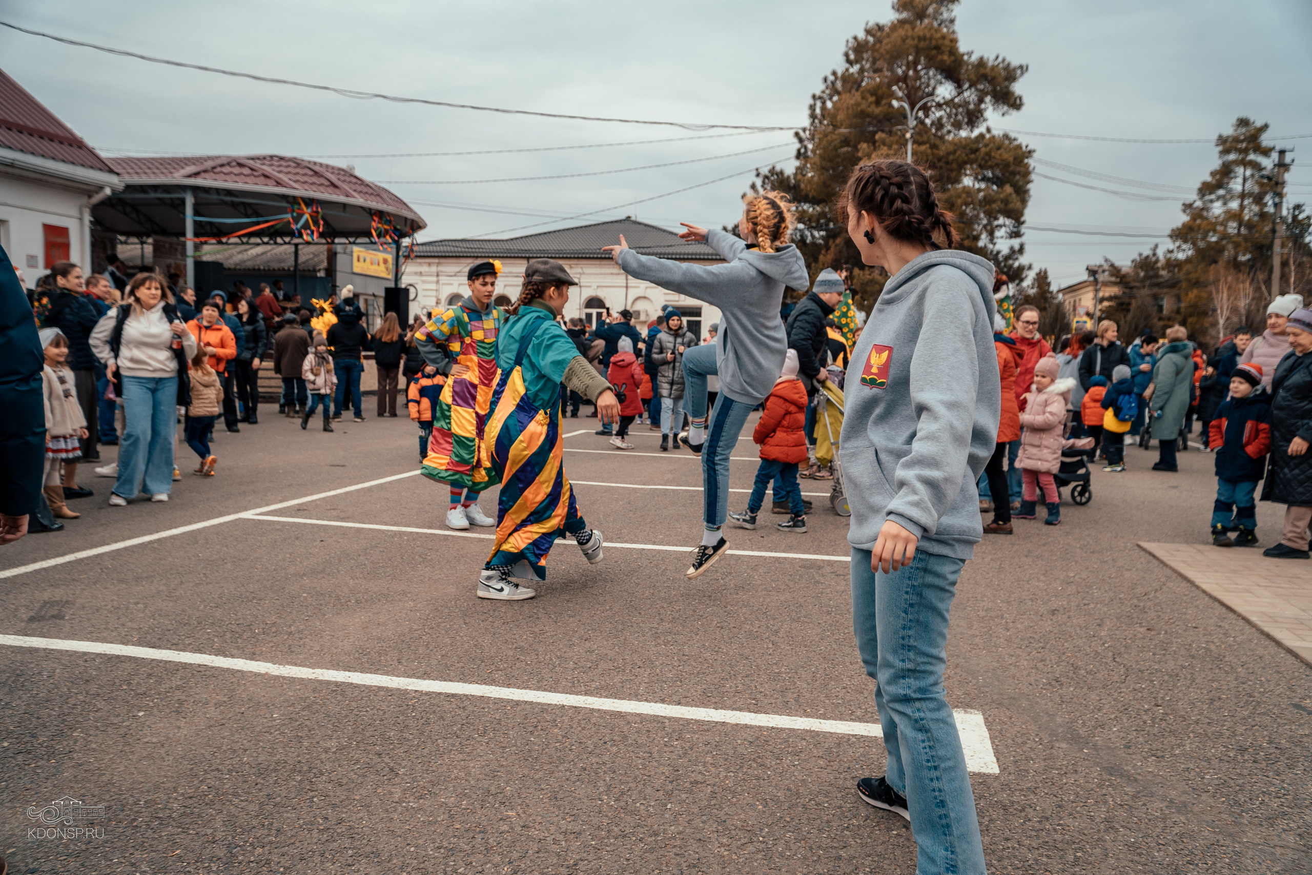 Проводы Масленицы. Новотитаровский Дом культуры