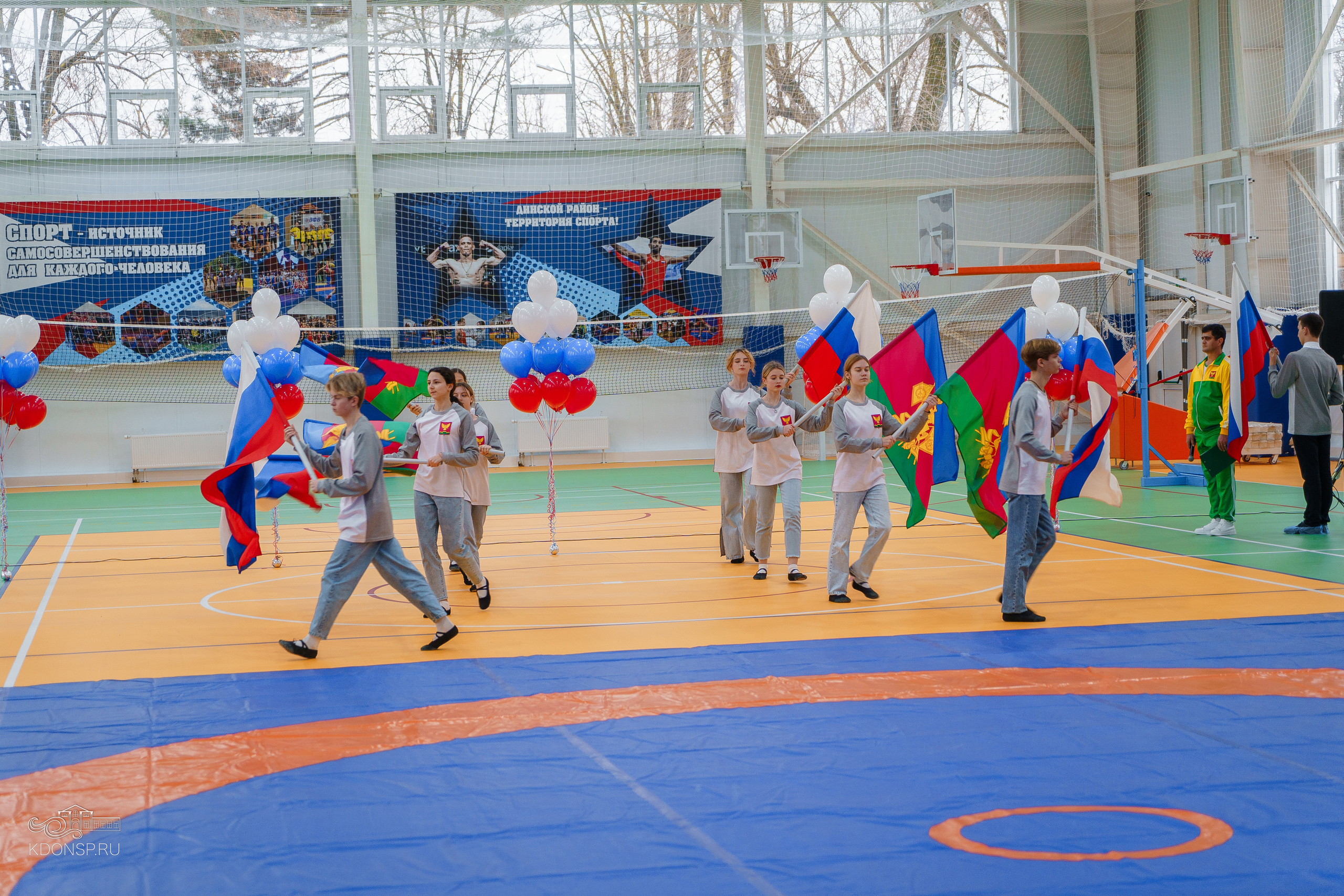 Открытие спорткомплекса «Разряд». Новотитаровский Дом культуры