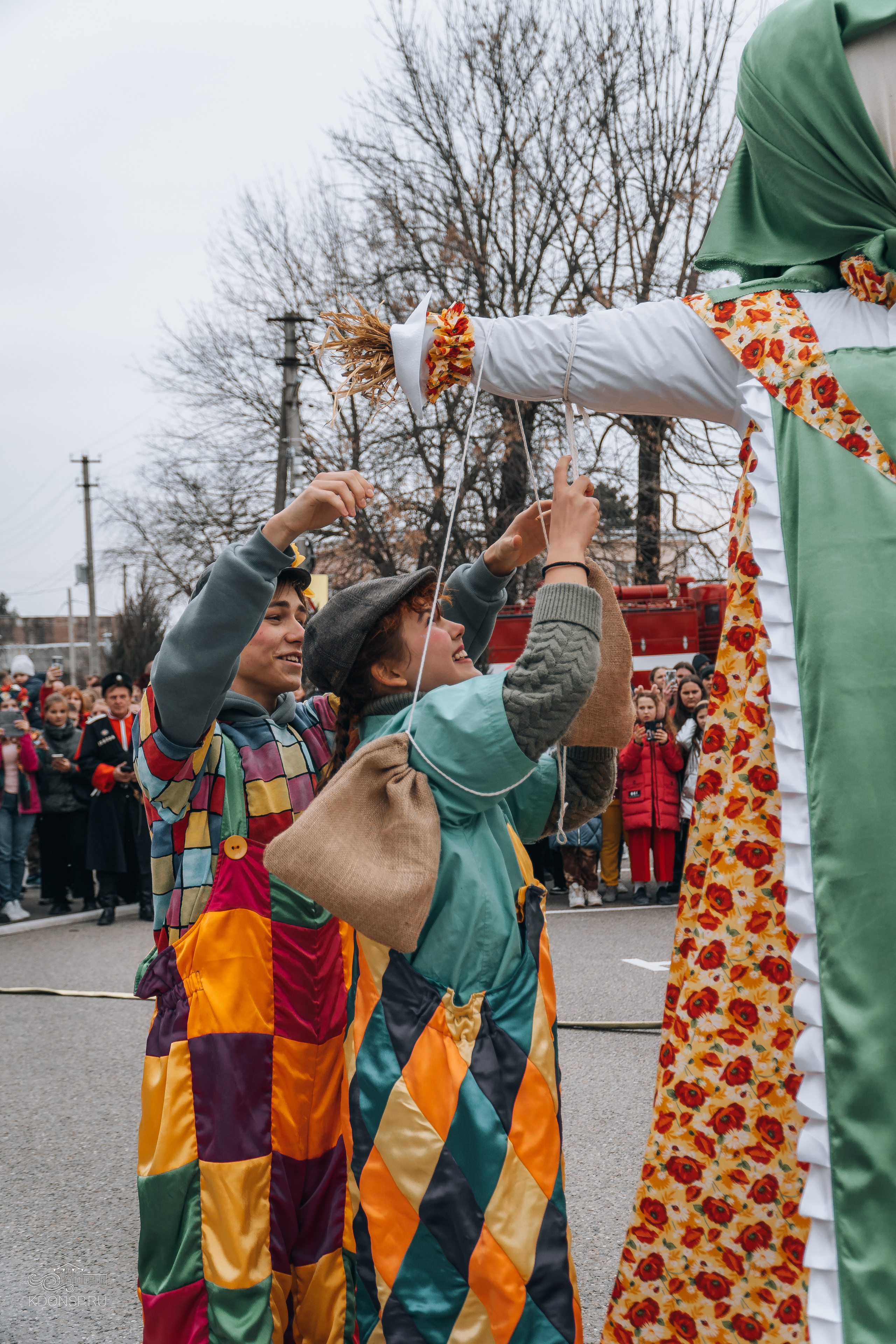 Проводы Масленицы. Новотитаровский Дом культуры