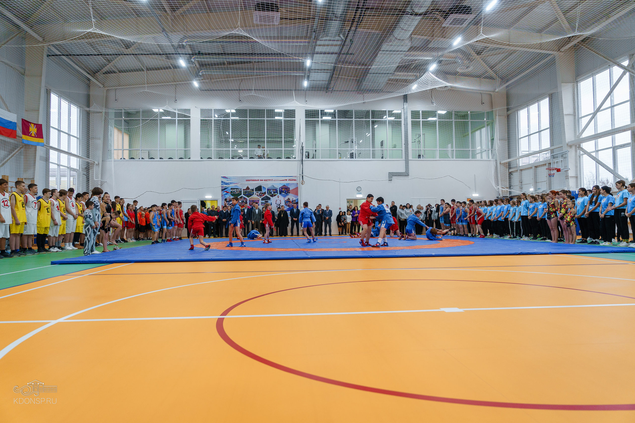 Открытие спорткомплекса «Разряд». Новотитаровский Дом культуры