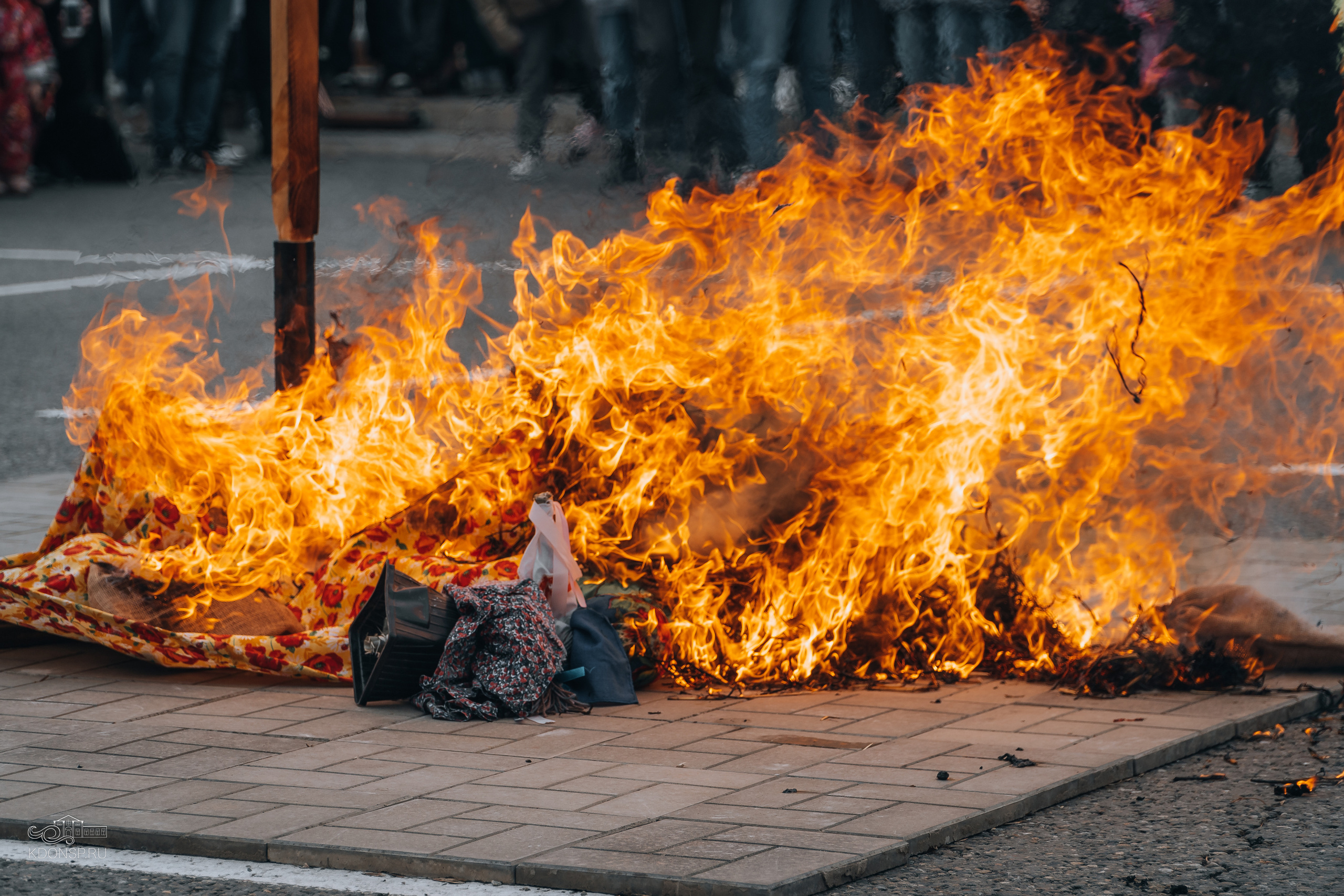 Проводы Масленицы. Новотитаровский Дом культуры