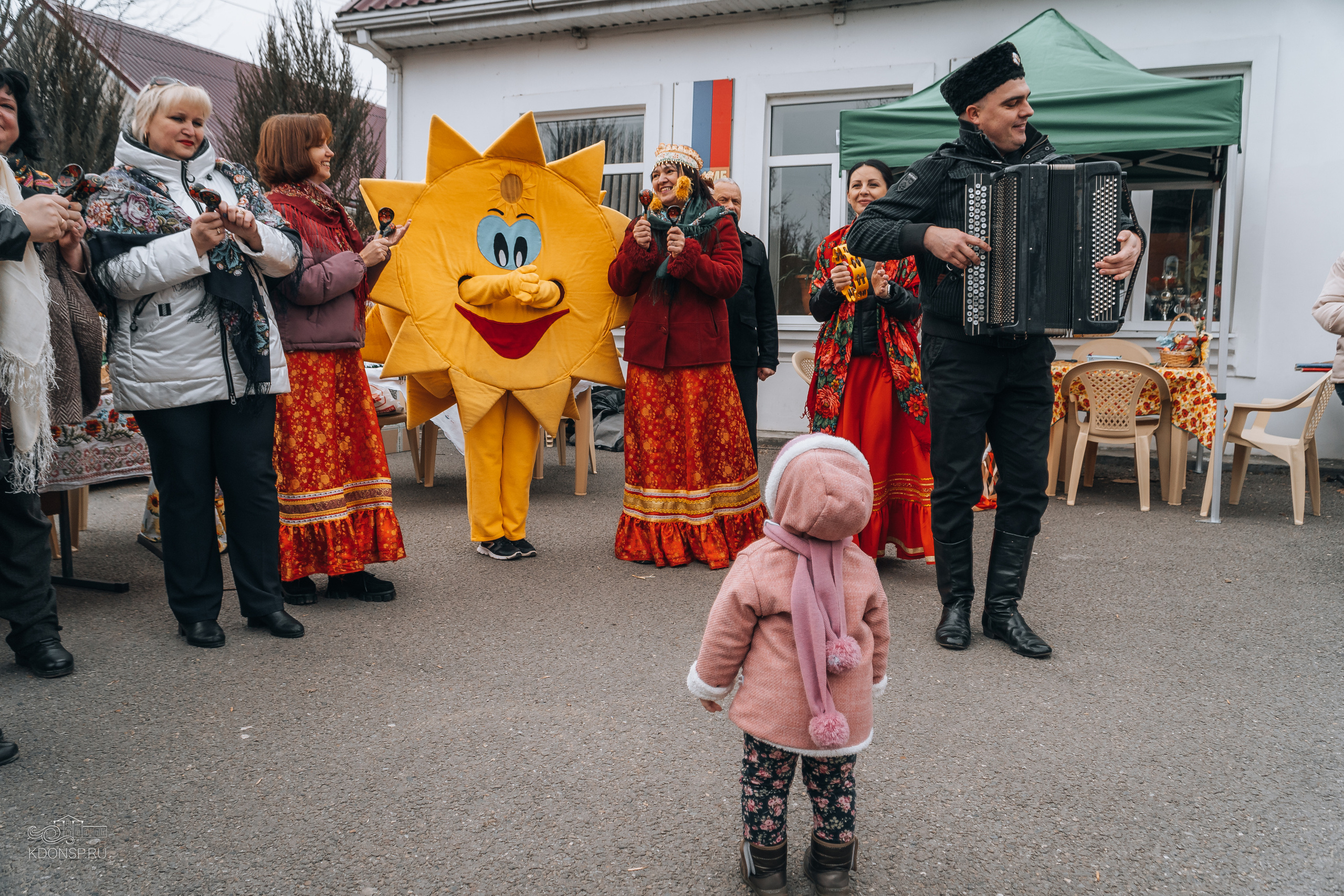 Проводы Масленицы. Новотитаровский Дом культуры